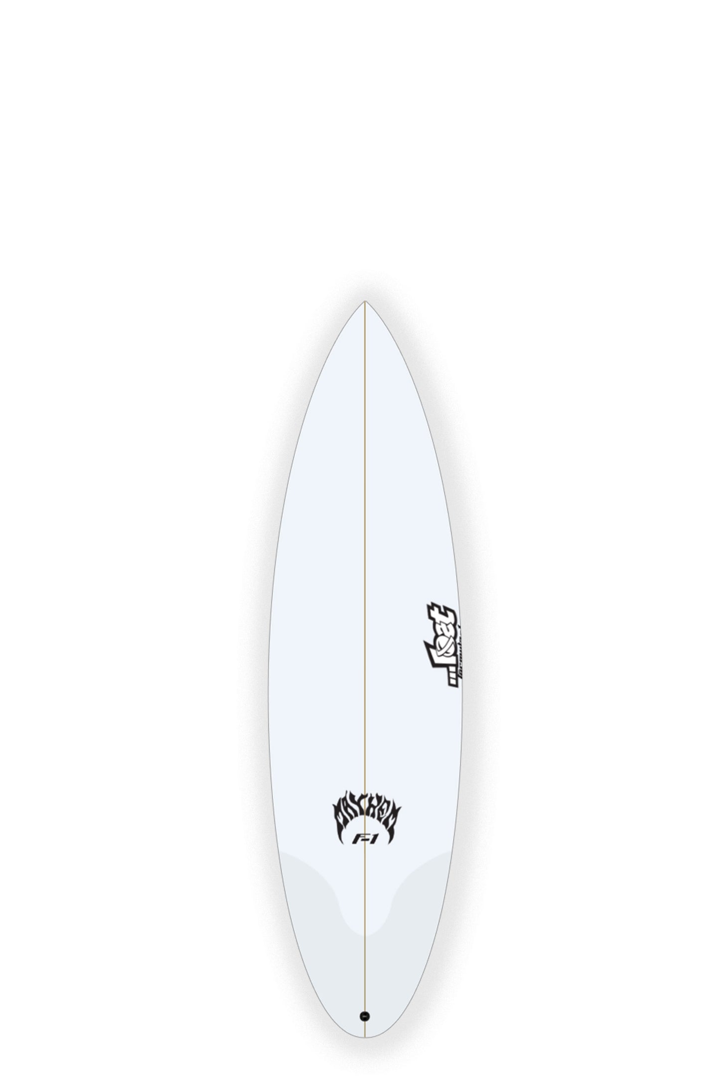 White Lost Surfboards F1 size 6'5" at Pukas Surf Shop