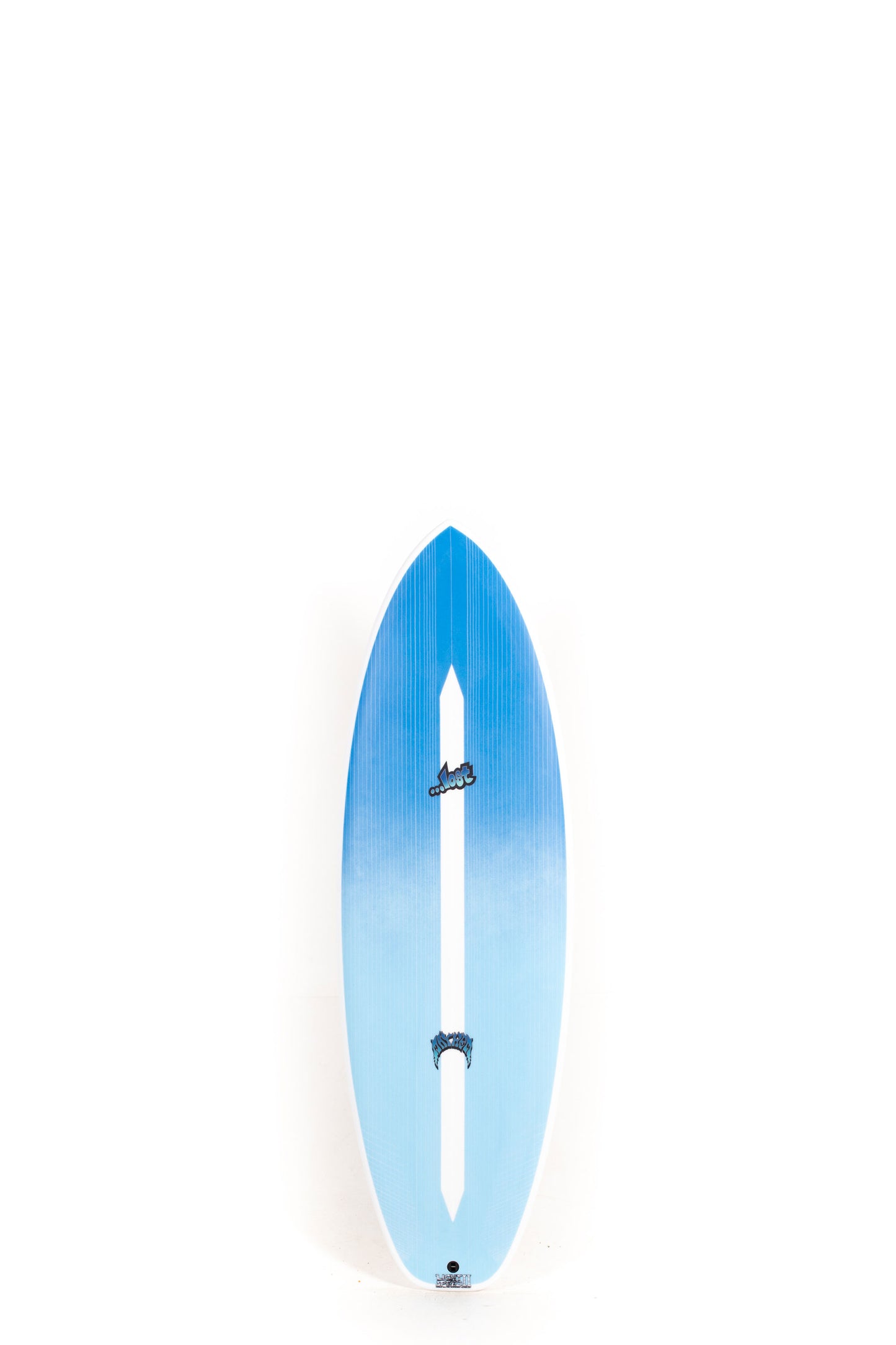 Blue gradient Lost Puddle Jumper surfboard on a white background by Pukas Surf Shop