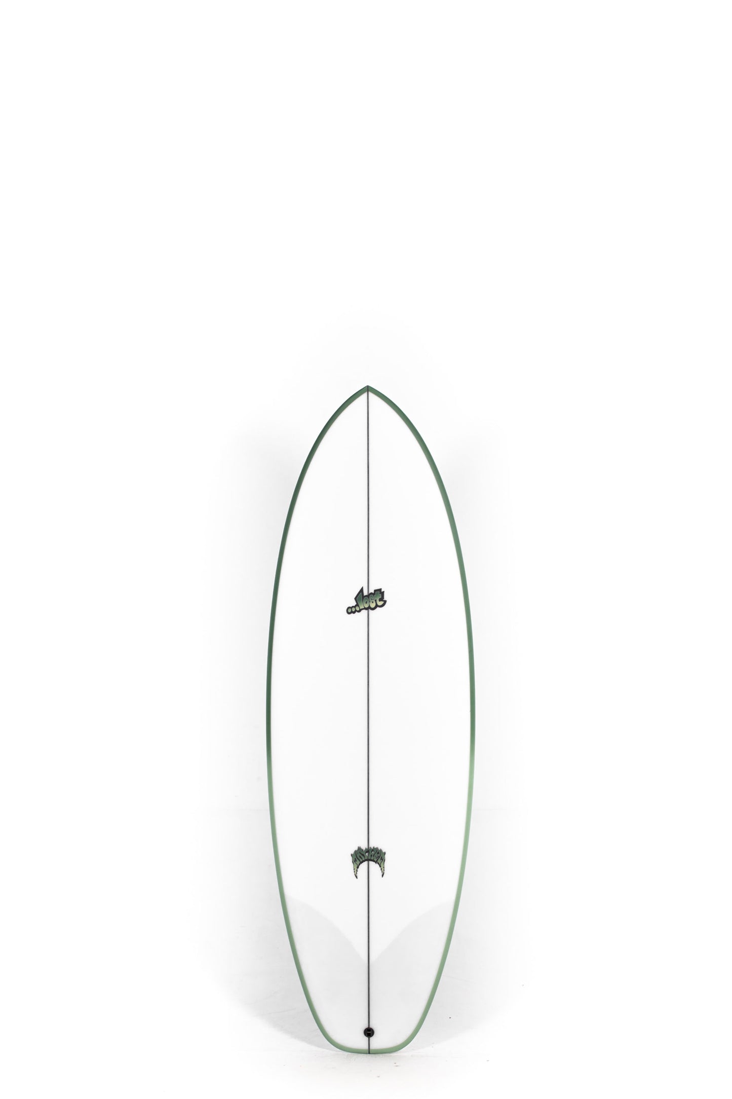 White Lost Surfboard Puddle Jumper size 5'8" at Pukas Surf Shop