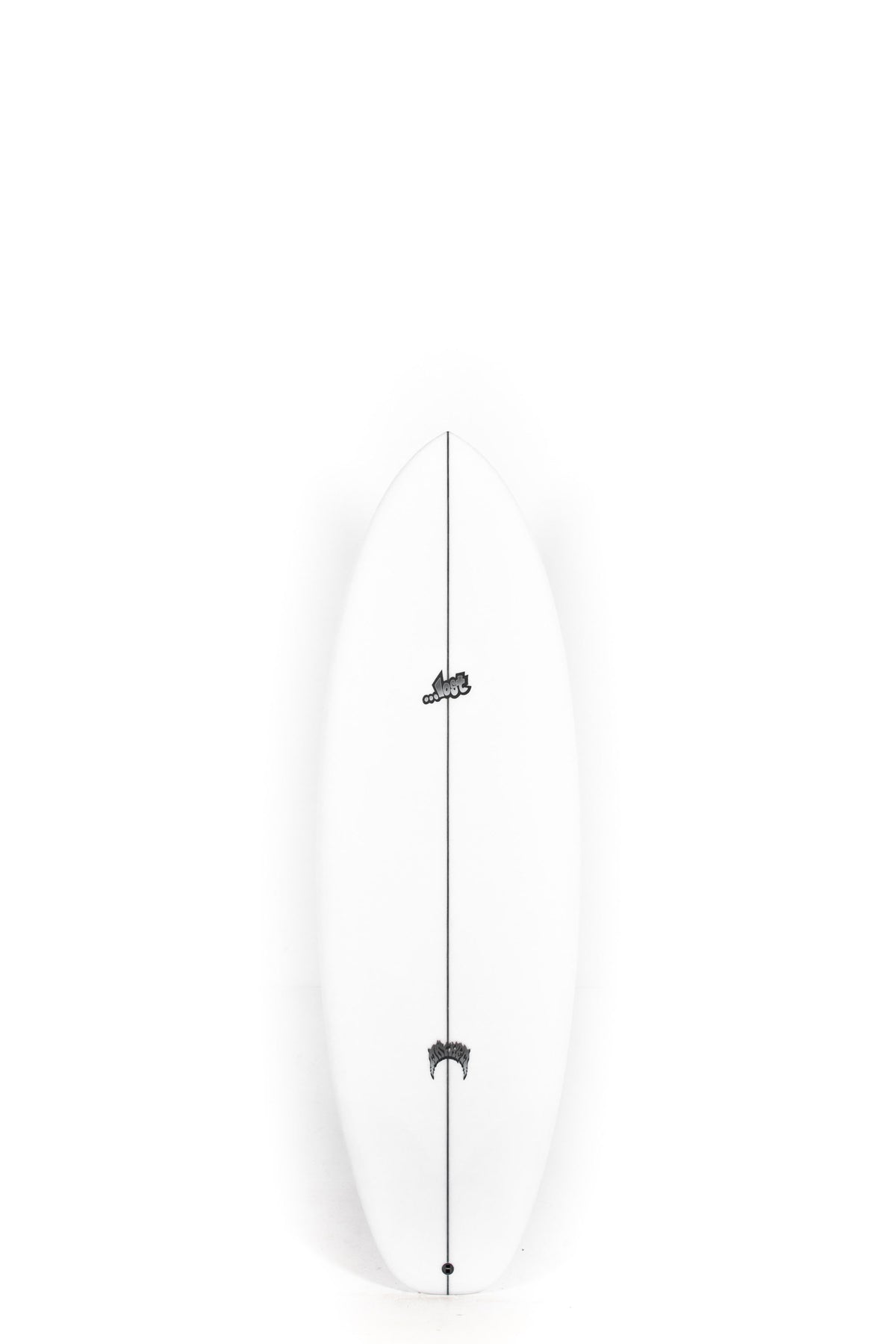 White Lost Surfboard Puddle Jumper size 6'0" on a white background by Pukas Surf Shop