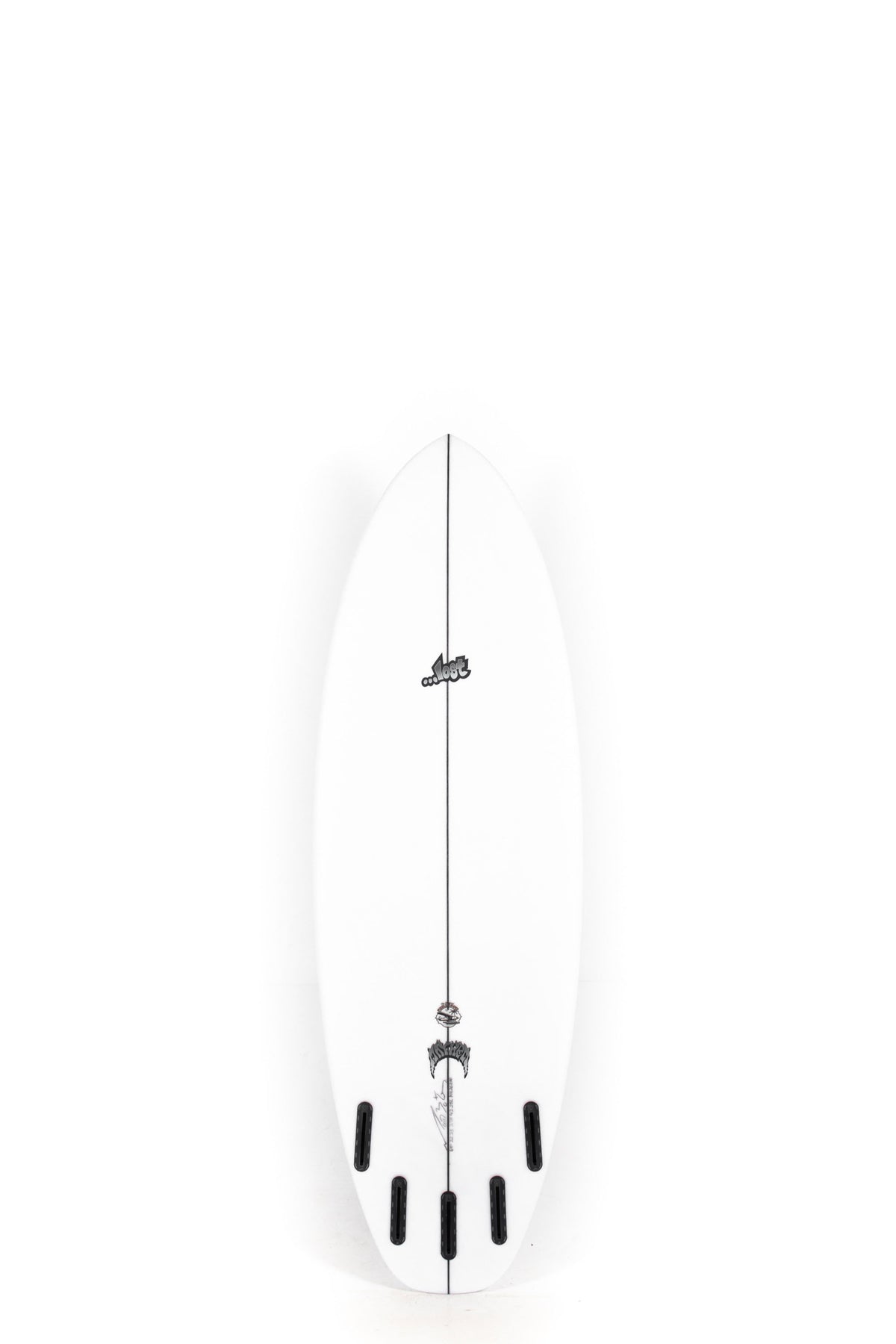 White Lost Surfboard Puddle Jumper size 6'0" on a white background by Pukas Surf Shop - 2