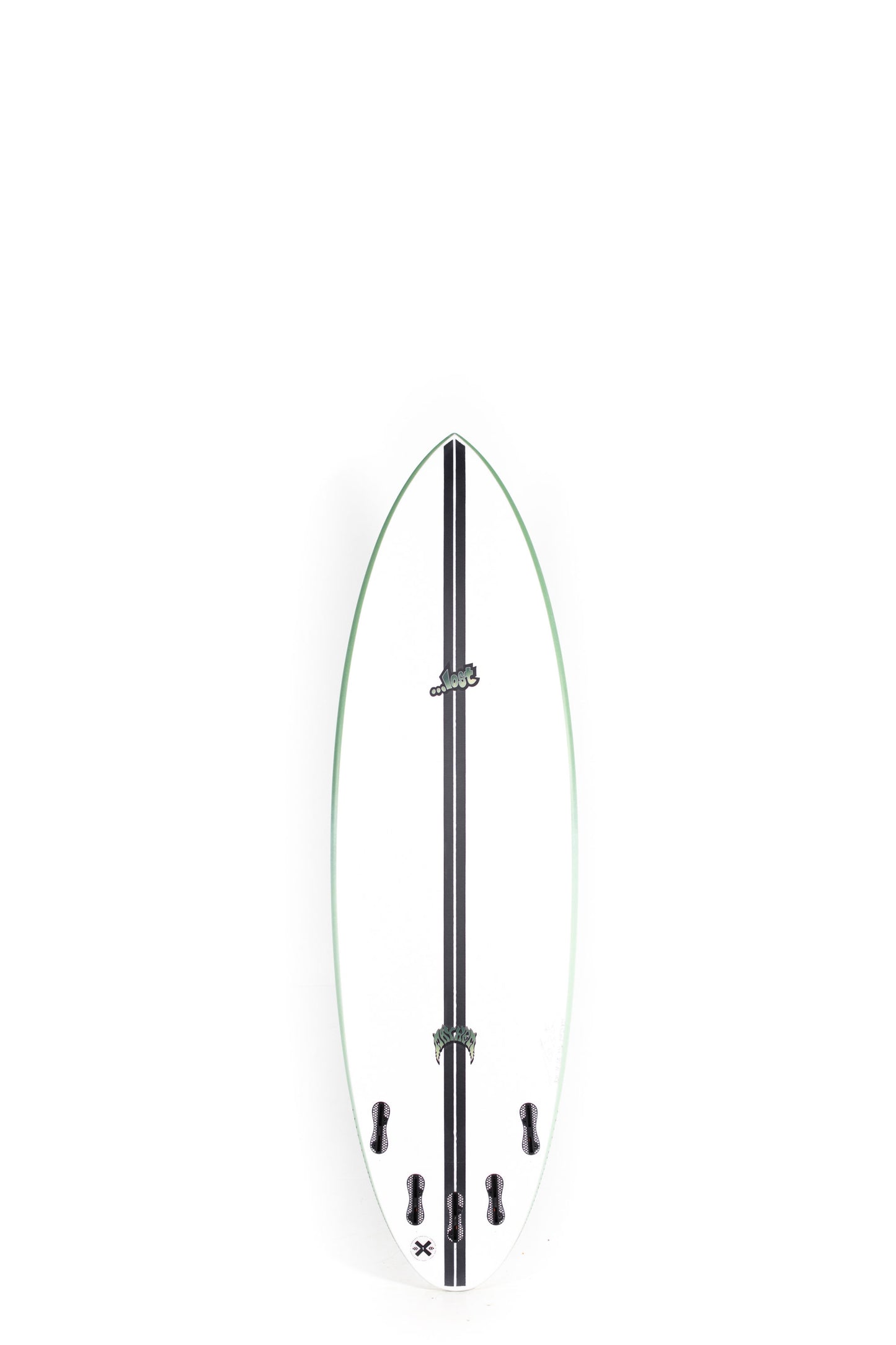 White and green Lost Surfboards Quiver Killer size 5'11" at Pukas Surf Shop - 2