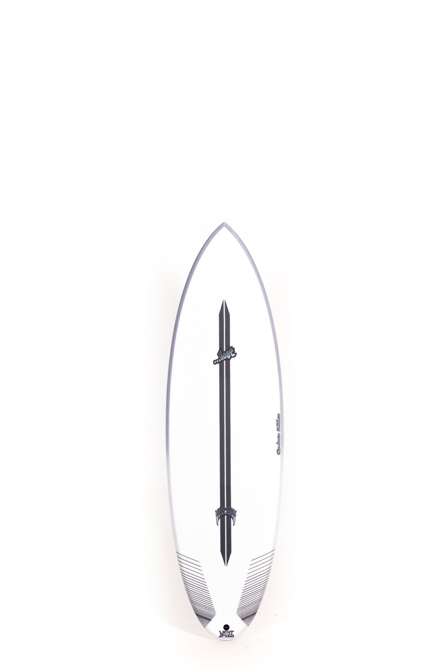 White Lost Surfboard Quiver Killer size 5'9" in Lightspeed at Pukas Surf Shop