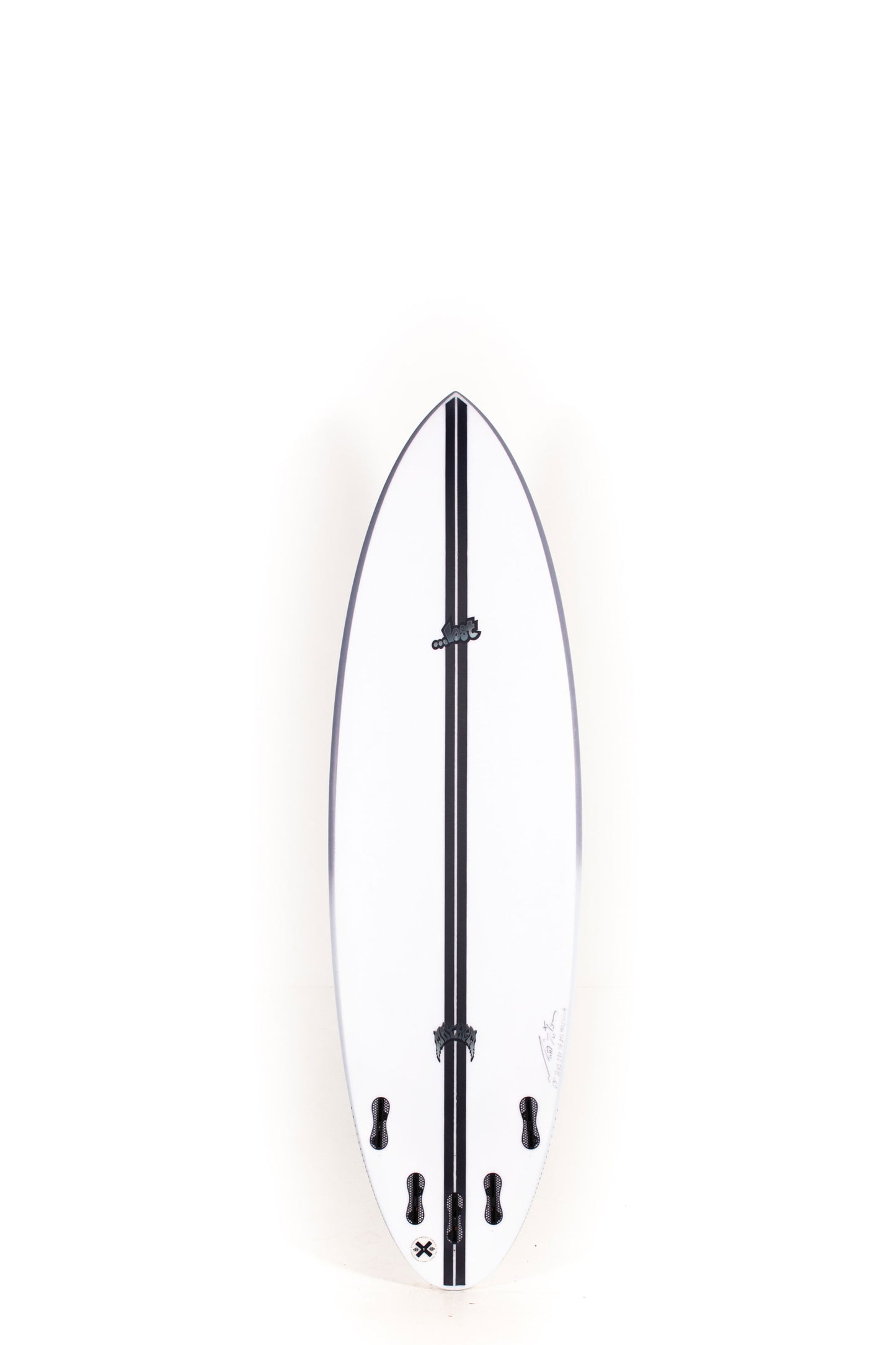 White Lost Surfboard Quiver Killer with grey rails size 6'3" at Pukas Surf Shop - 2