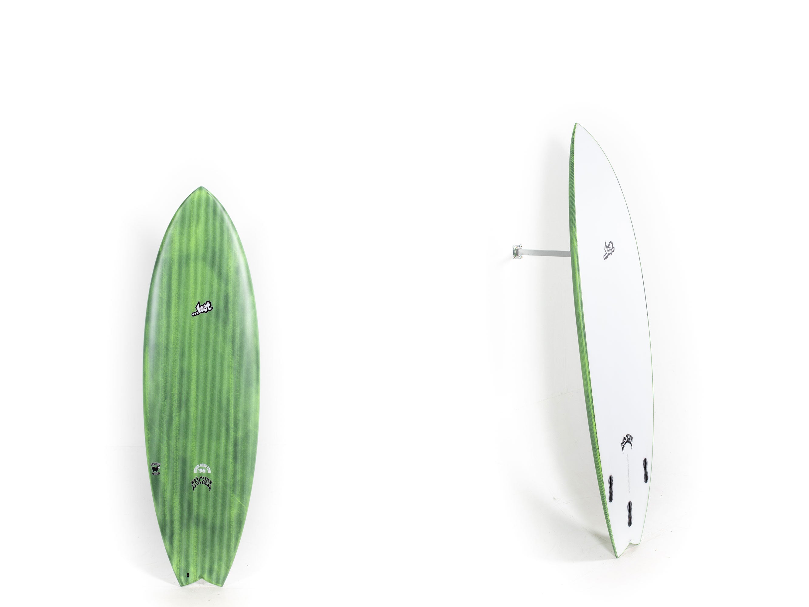 LOST RNF96 5’11 BLACK SHEEP BUILT Lost RNF 96 Black Sheep Surfboard 5ft 11 Futures - Black