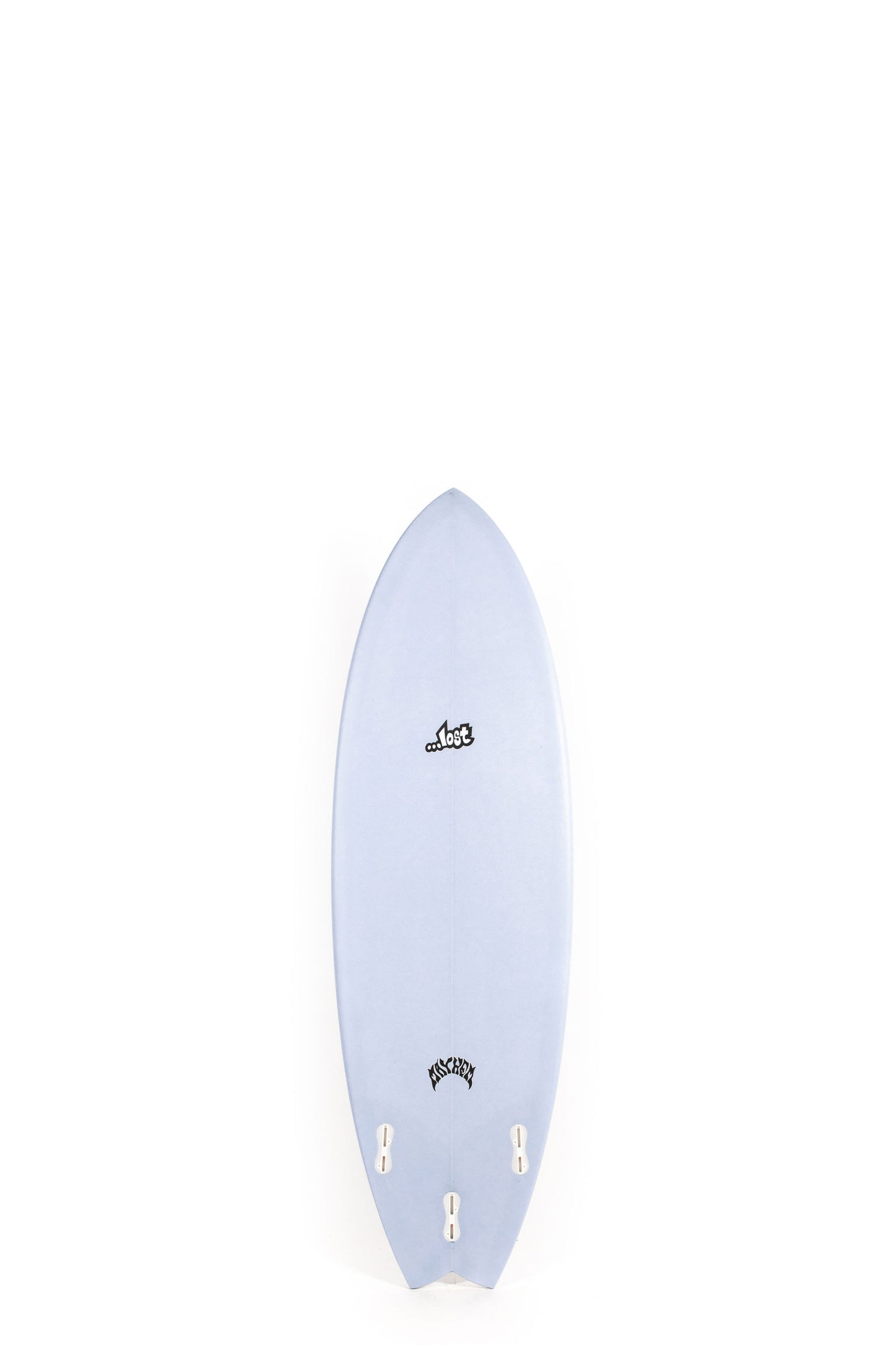 White and lilac Lost Surfboard RNF 96 size 5'7" at Pukas Surf Shop - 2
