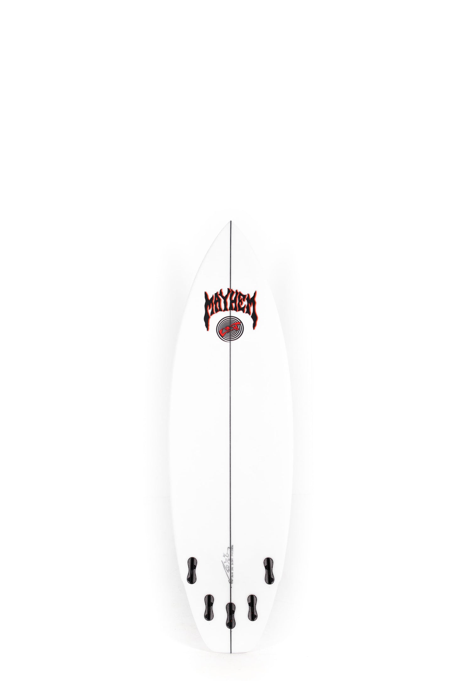 White Lost Surfboard Rad Ripper size 5'10" on a white background by Pukas Surf Shop - 2