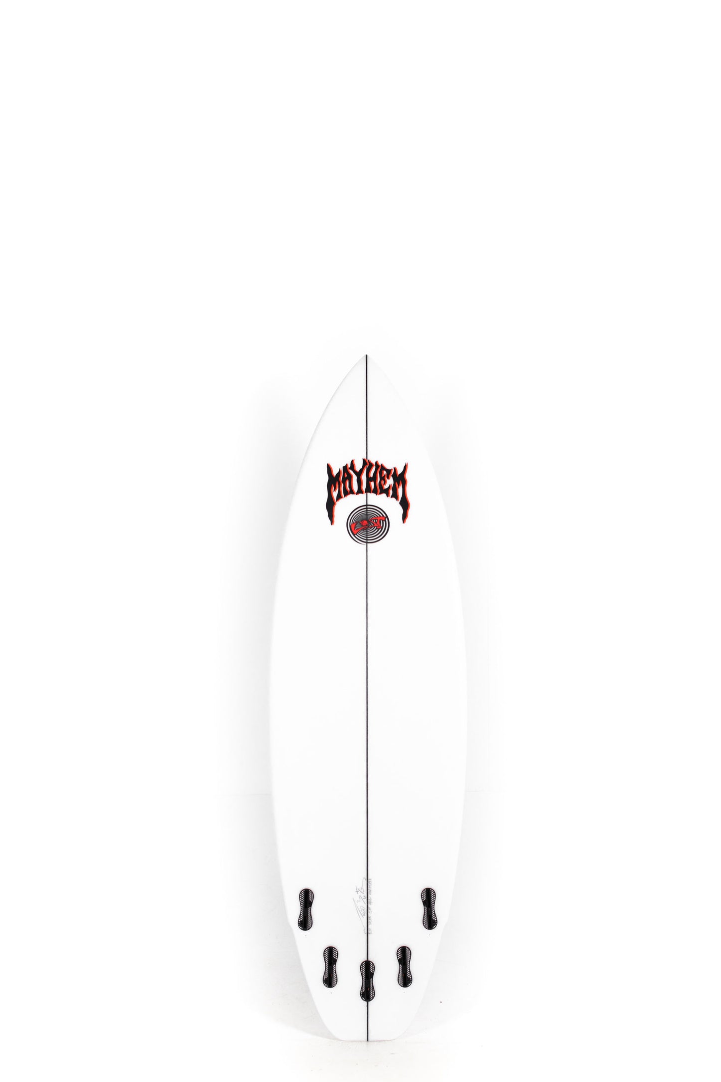 White Lost Surfboard Rad Ripper size 5'11" on a white background by Pukas Surf Shop - 2