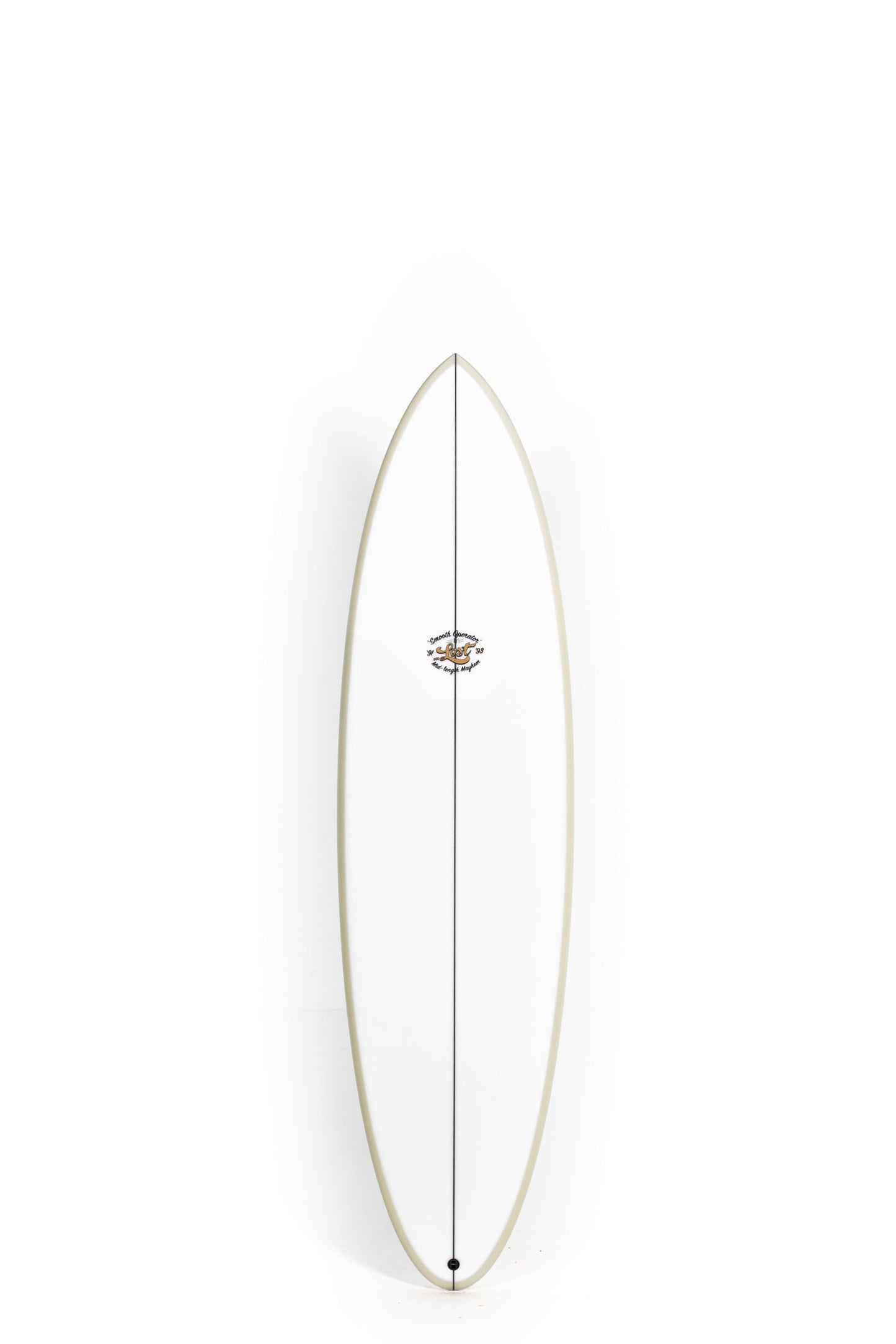 White and Beige Lost Surfboard Smooth Operator size 6'10" at Pukas Surf Shop