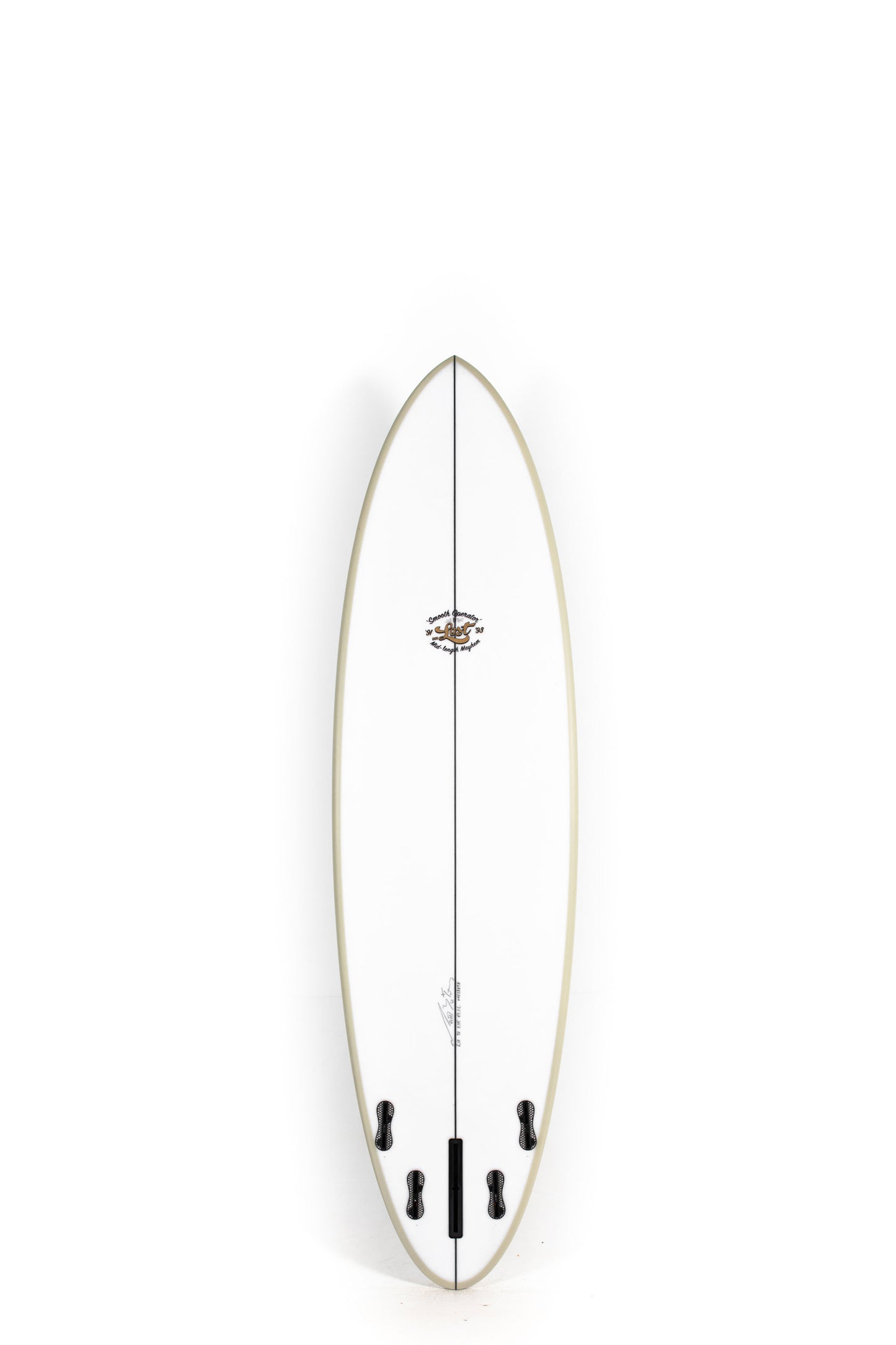 White and Beige Lost Surfboard Smooth Operator size 6'10" at Pukas Surf Shop - 2
