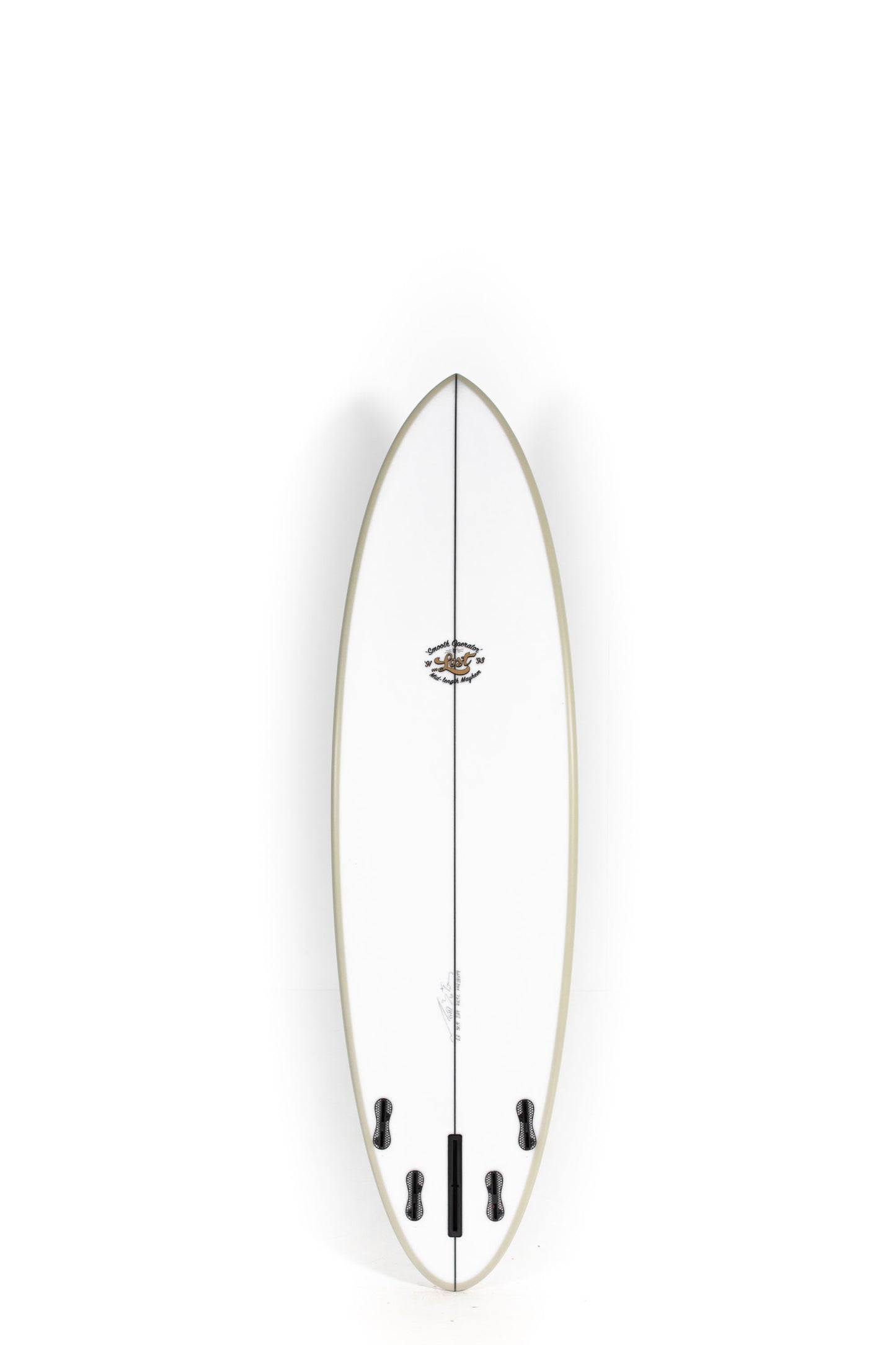 White and beige Lost Surfboard Smooth Operator size 6'6" at Pukas Surf Shop - 2