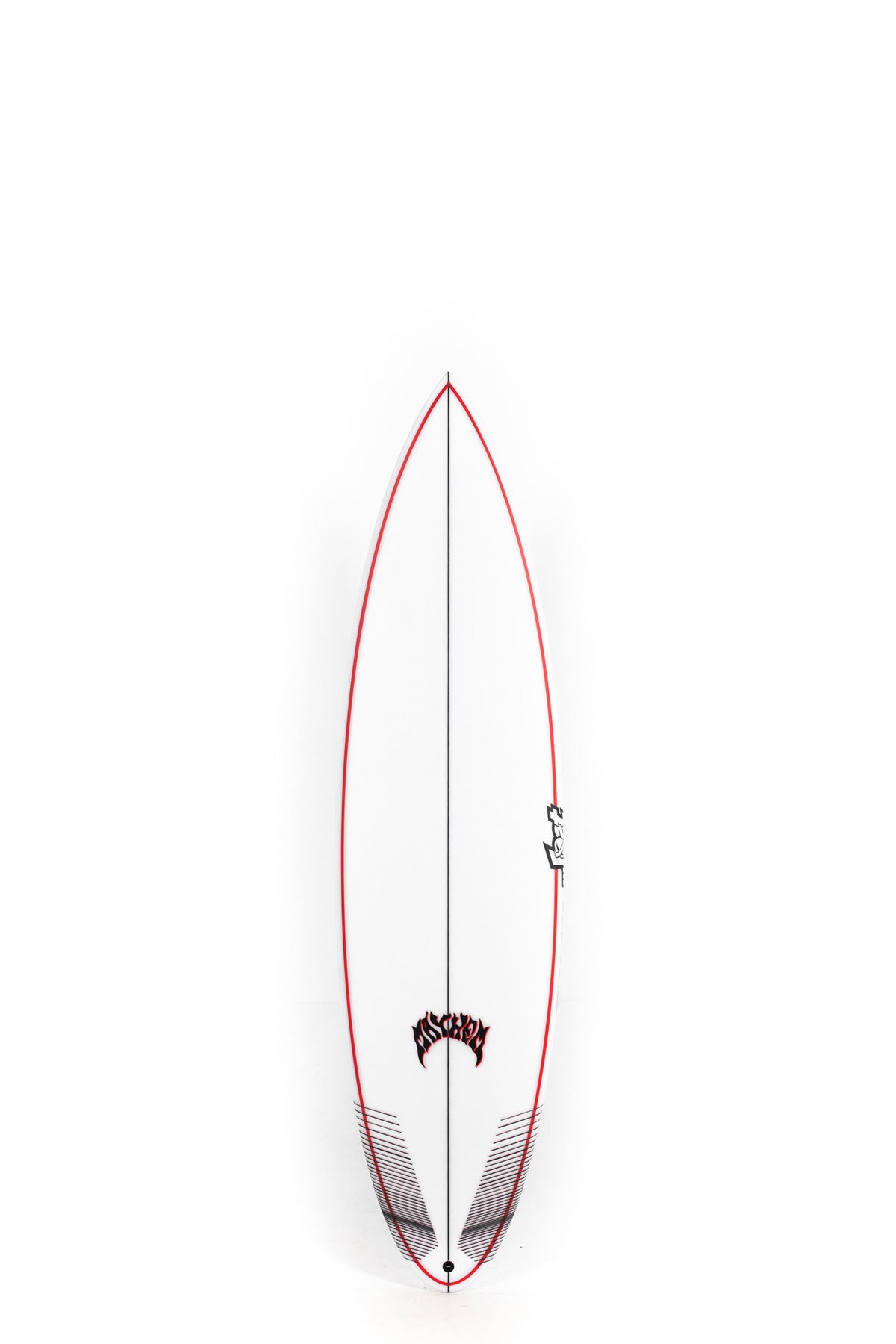 White and red Lost Surfboard Step Driver size 6'8" on a white background by Pukas Surf Shop