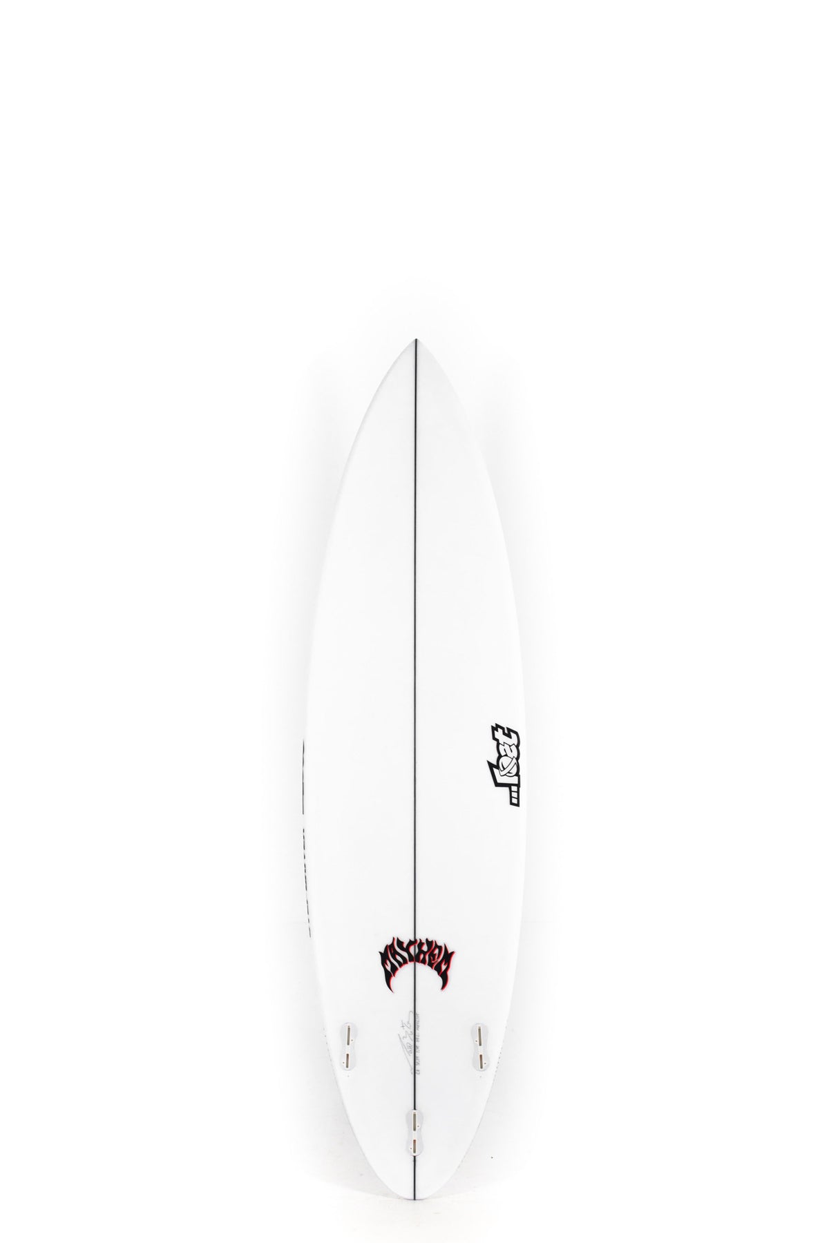 White and red Lost Surfboard Step Driver size 6'8" on a white background by Pukas Surf Shop - 2
