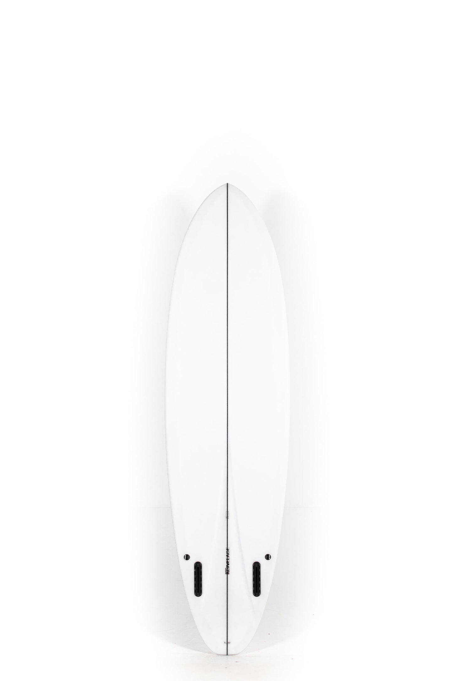 White Lovemachine FM Surfboard with red logo size 6'9" at Pukas Surf Shop-2