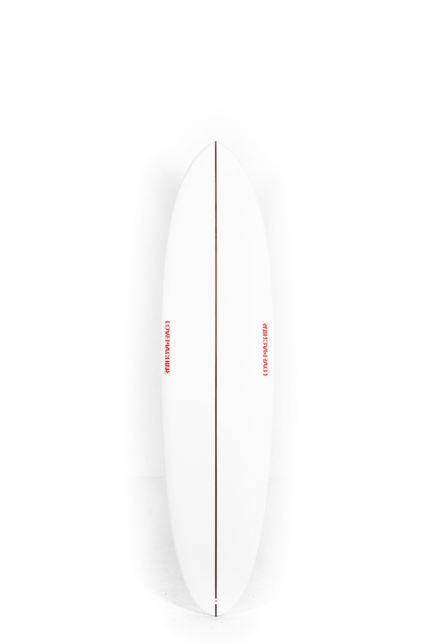 White Lovemachine Surfboard FM size 7'2" at Pukas Surf Shop