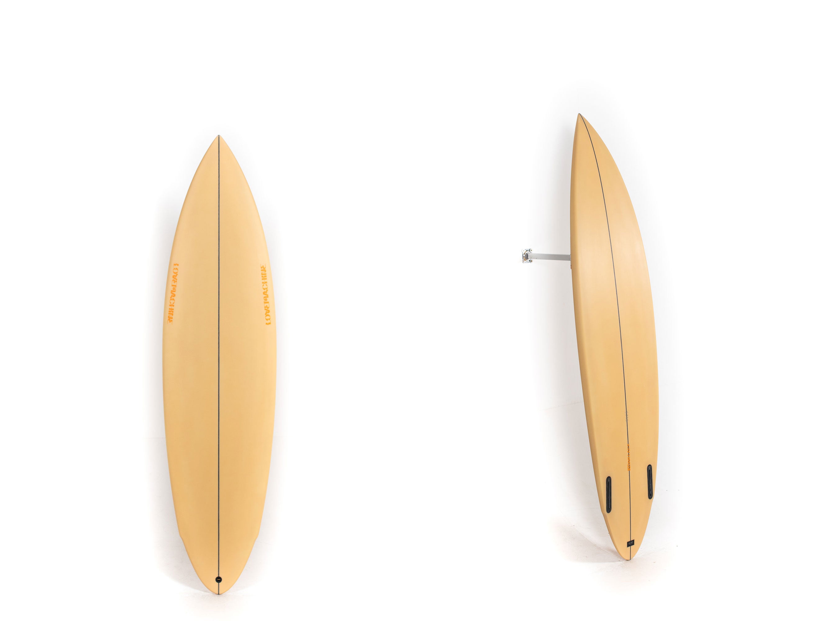 クリアイエローのオーストラリア盤Ｙサブマリン Lovemachine Twrp surfboard 6'2