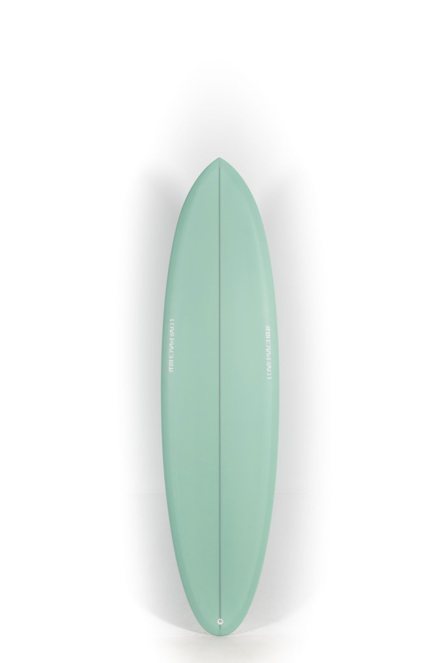 Mint green Lovemachine Surfboard FM size 7'0" at Pukas Surf Shop