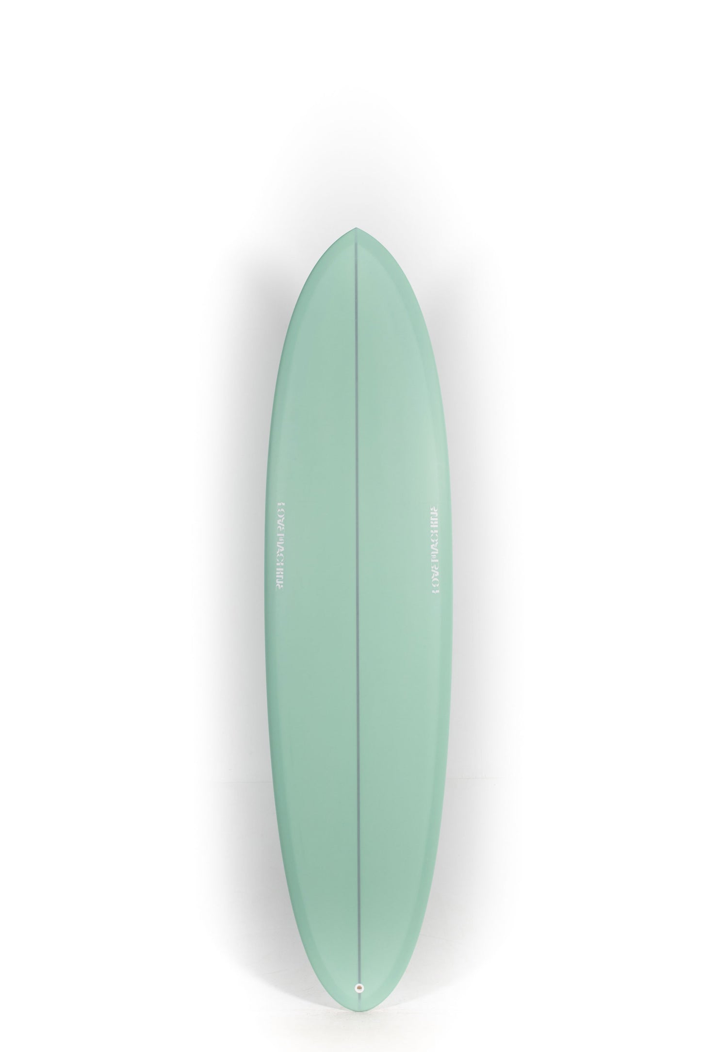 Green Lovemachine surfboard FM size 7'2" at Pukas Surf Shop