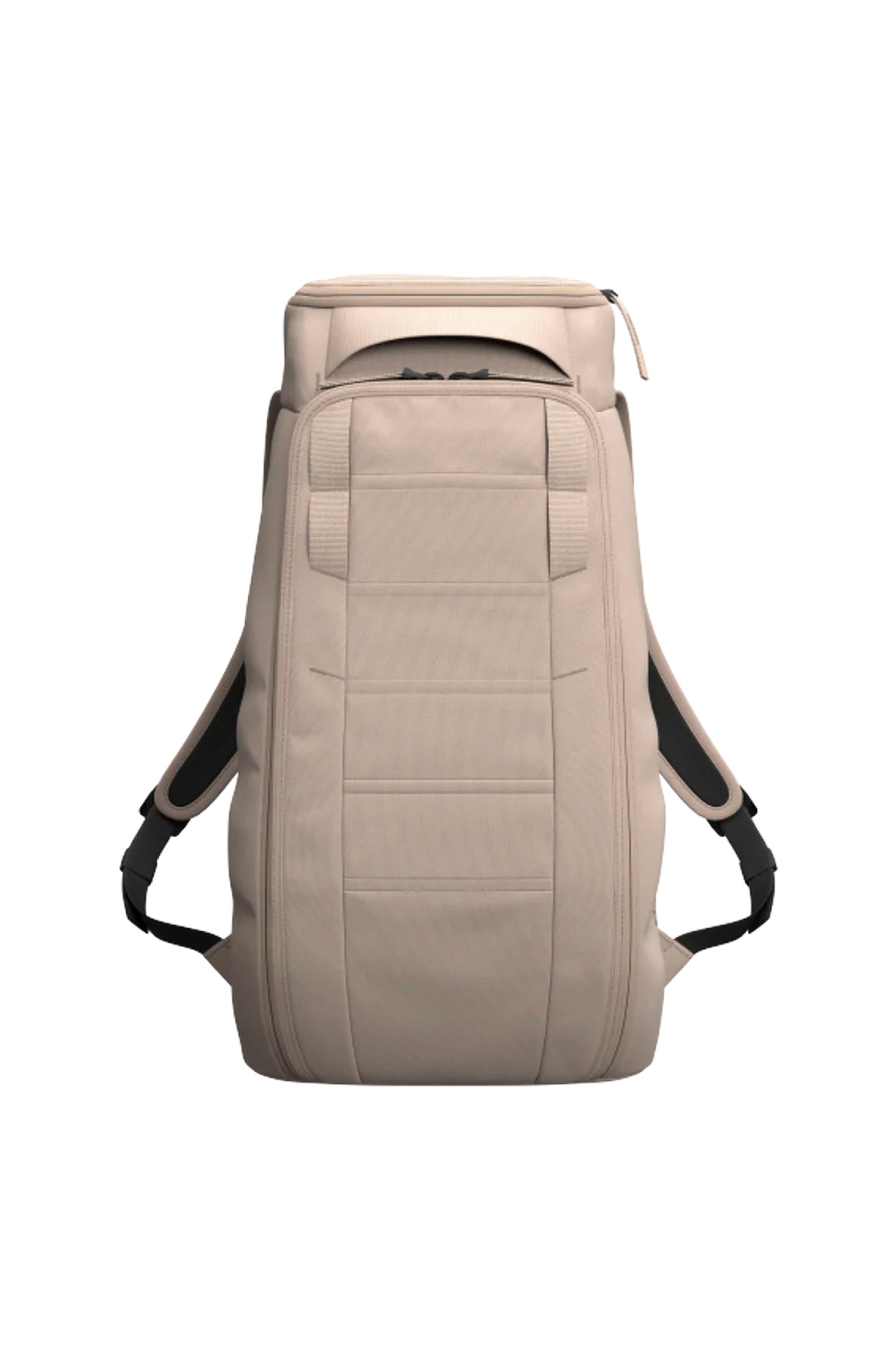 Db Hugger Backpack 25L in Fogbow Beige – structured 25L daypack with Rib Cage Technology, padded 16″ laptop compartment and weather-resistant exterior, available at Pukas Surf Shop
