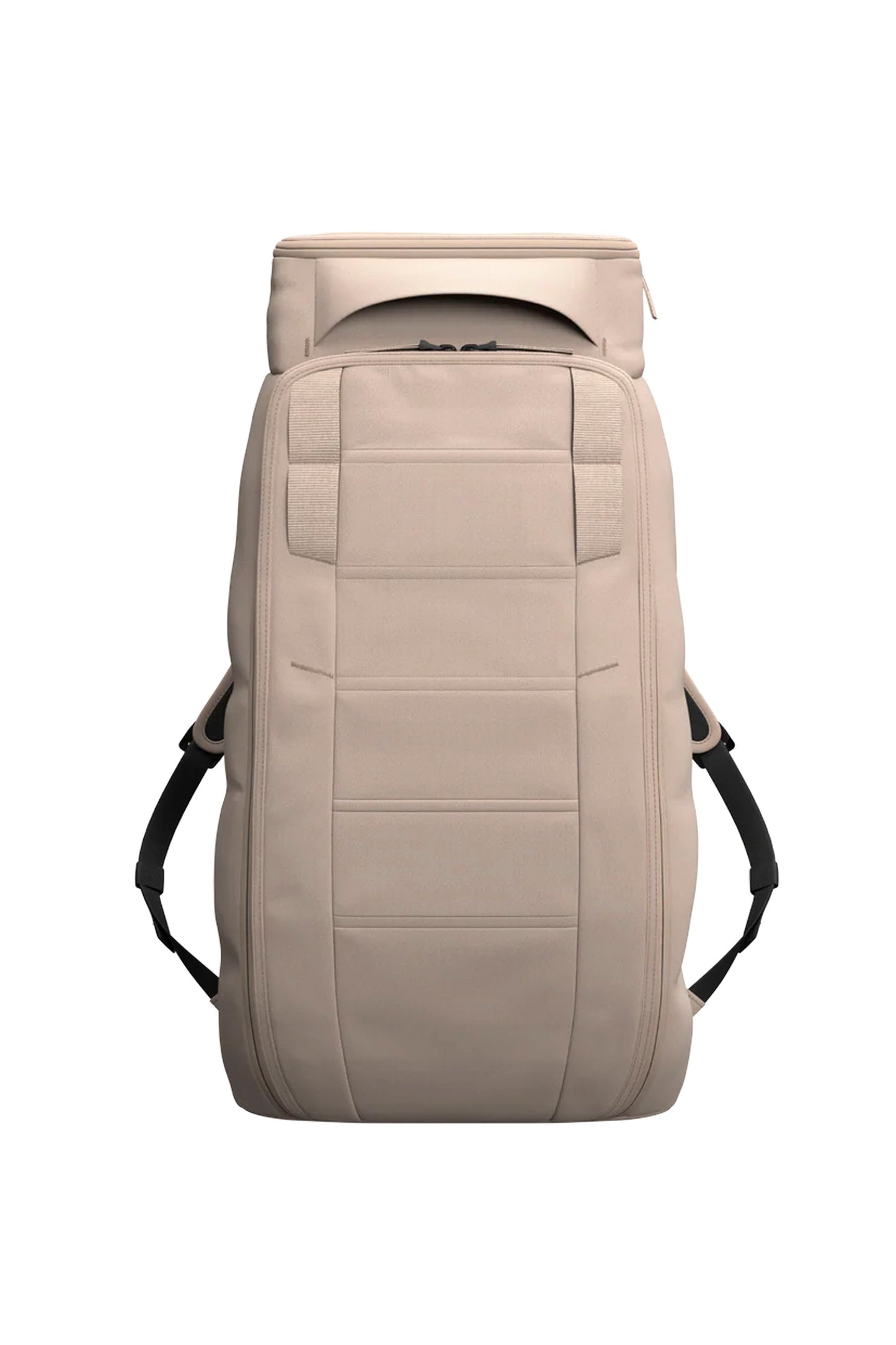 Db Hugger Backpack 30L in Fogbow Beige – structured 30L daypack with Rib Cage Technology, padded 16″ laptop compartment and weather-resistant exterior, available at Pukas Surf Shop