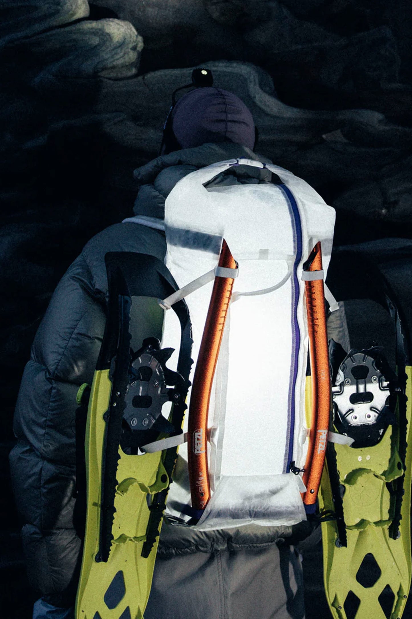 Db Weigh Lighter Backpack 25L in Aurora – ultra-lightweight mountain pack in ALUULA Graflyte™ fabric with ski carry straps and mountain tool pockets, available at Pukas Surf Shop