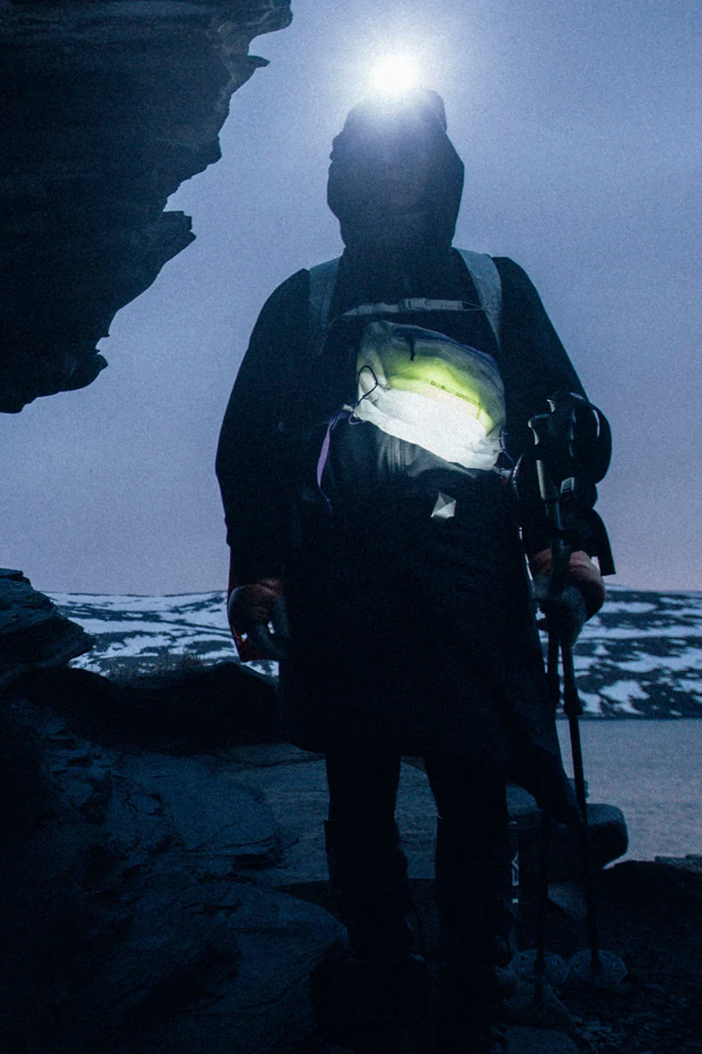 Db Weigh Lighter Sling 10L in Aurora – ultra-lightweight cross-body sling in ALUULA Graflyte™ fabric with triple-divided compartment and adjustable hip belt, available at Pukas Surf Shop