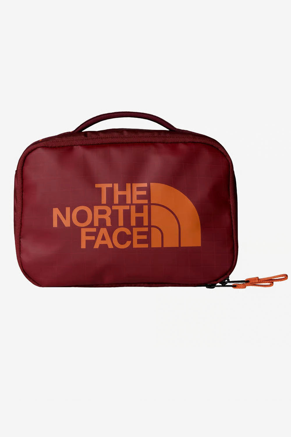 The North Face BCV Toiletry Kit in Sumac/Iron Bronze – compact structured travel wash bag | Pukas Surf Shop