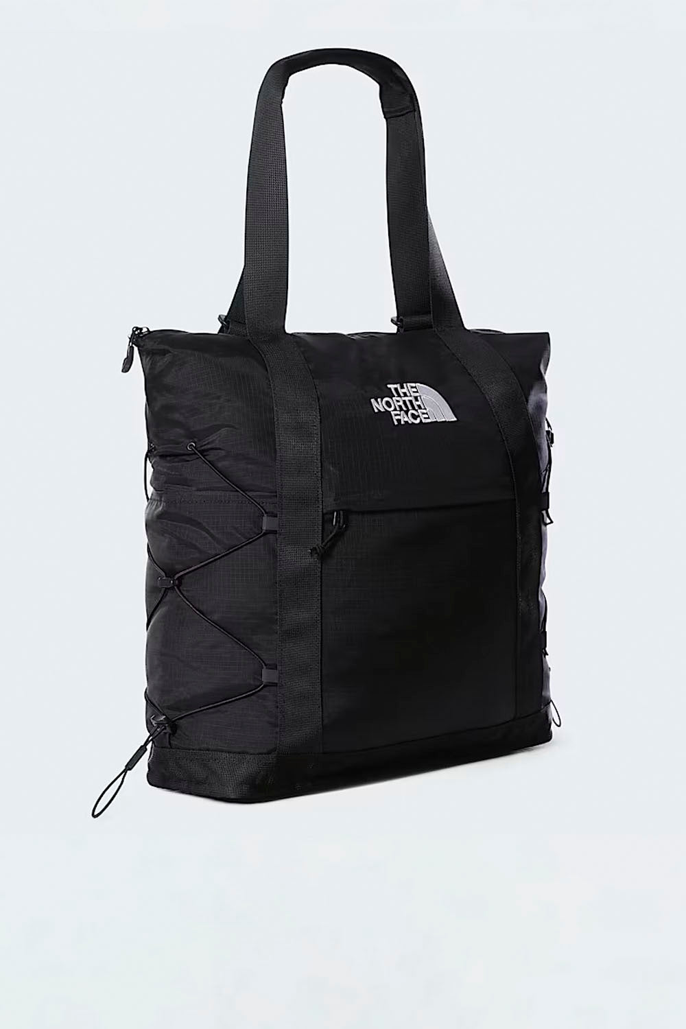 The North Face Borealis Tote Bag in TNF Black – 22L tote with laptop sleeve for work and everyday use, available at Pukas Surf Shop
