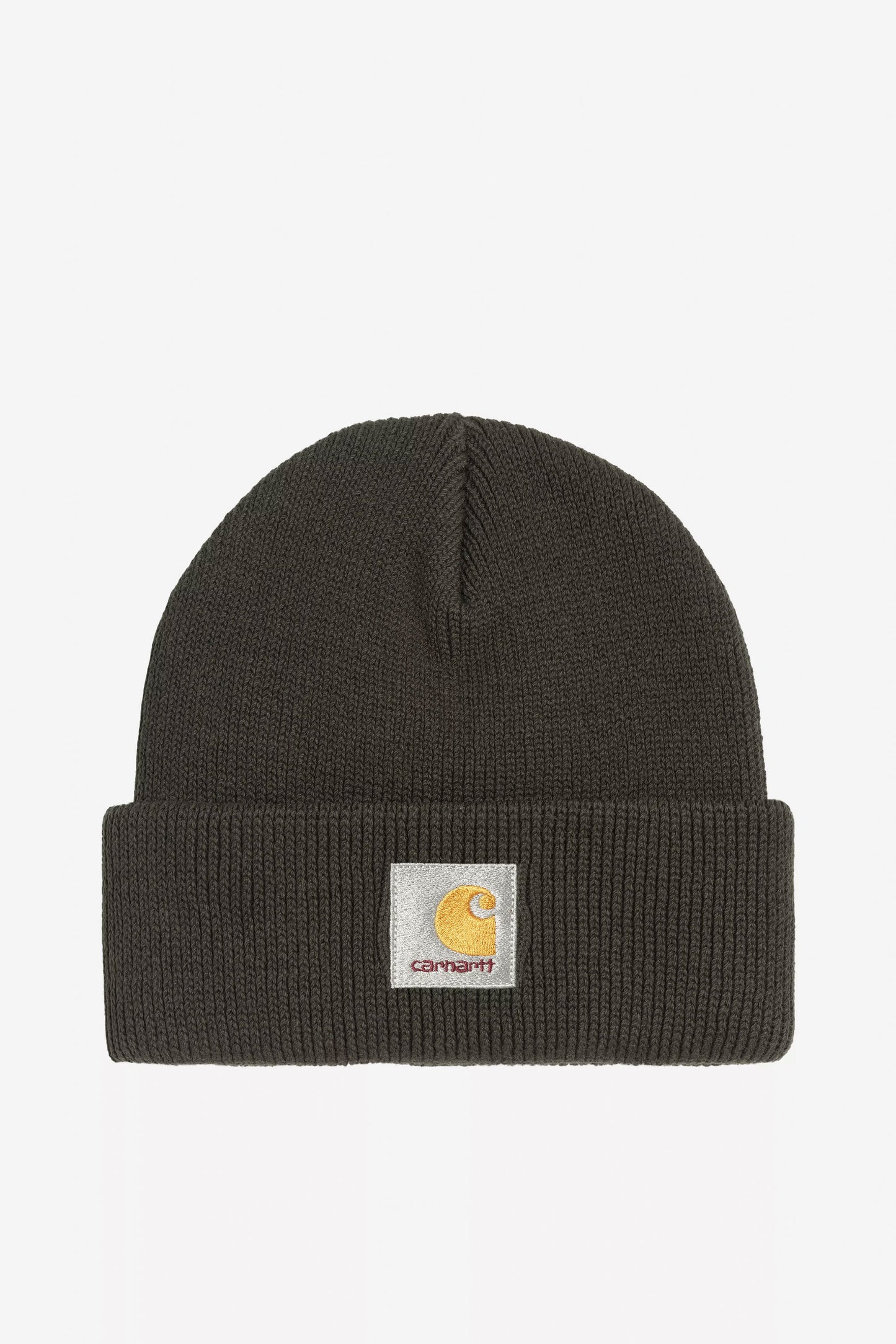 Pukas Surf Shop Carhartt WIP rib-knit beanie in olive color
