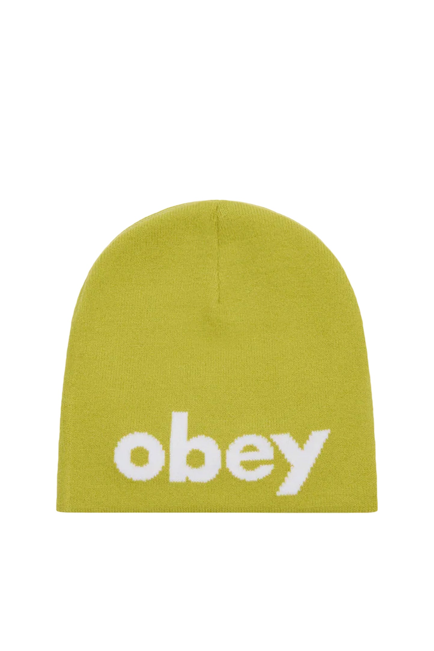 Pukas Surf Shop OBEY LOWERCASE BEANIE in CHARTREUSE