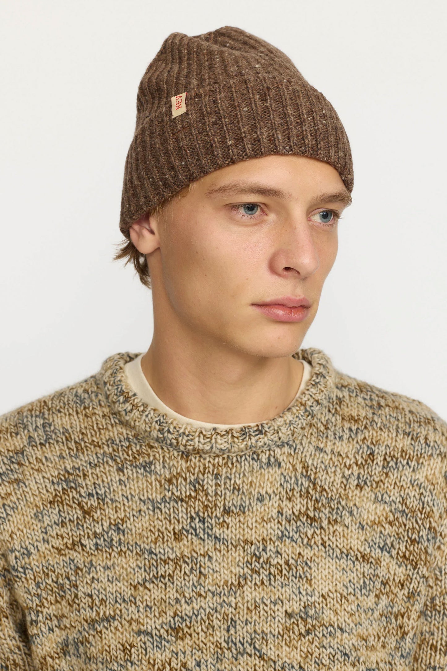 Revolution brown knit beanie Pukas Surf Shop