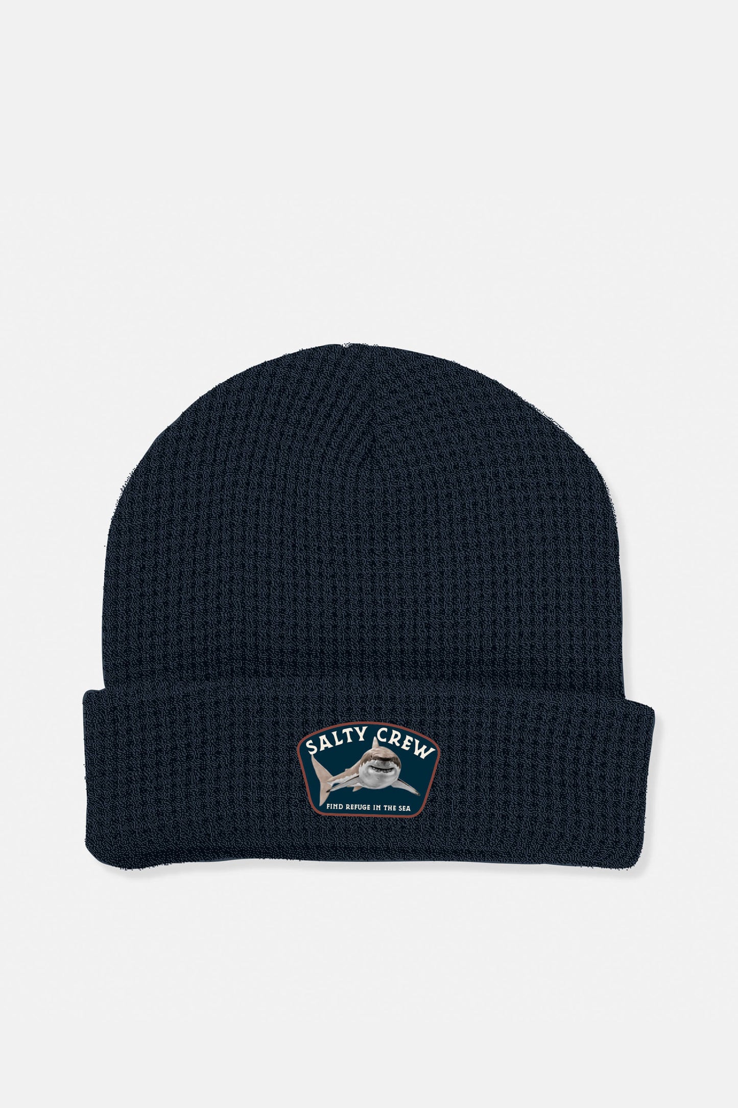 Pukas Surf Shop Salty Crew knit beanie in dark navy