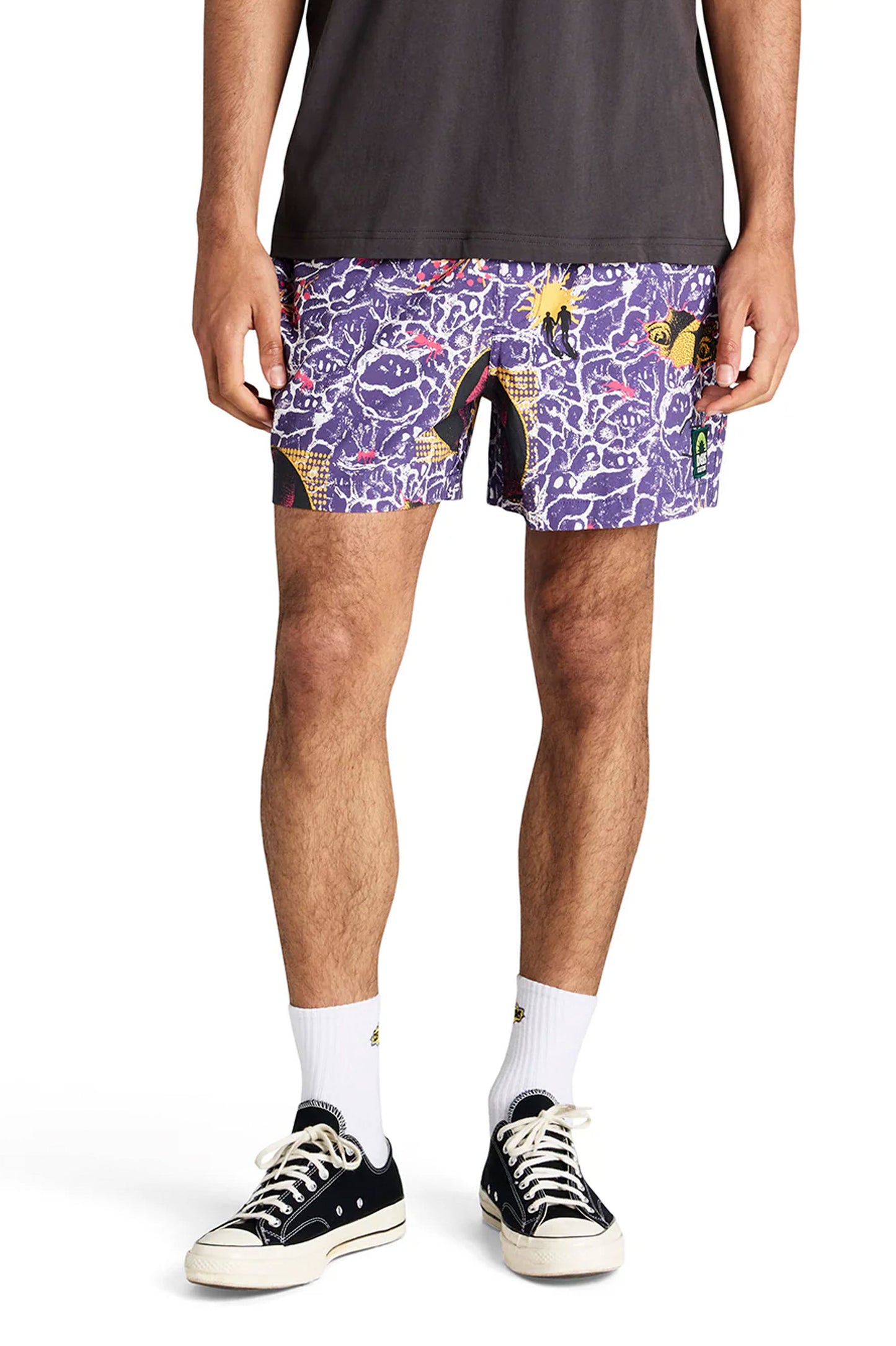 Pukas Surf Shop Man Boardshort Deus Future History Violet