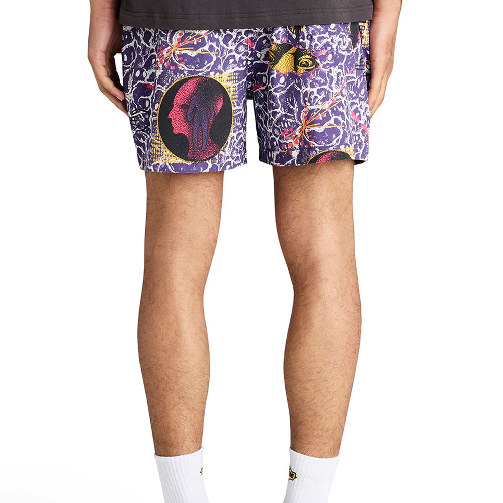 Pukas Surf Shop Man Boardshort Deus Future History Violet