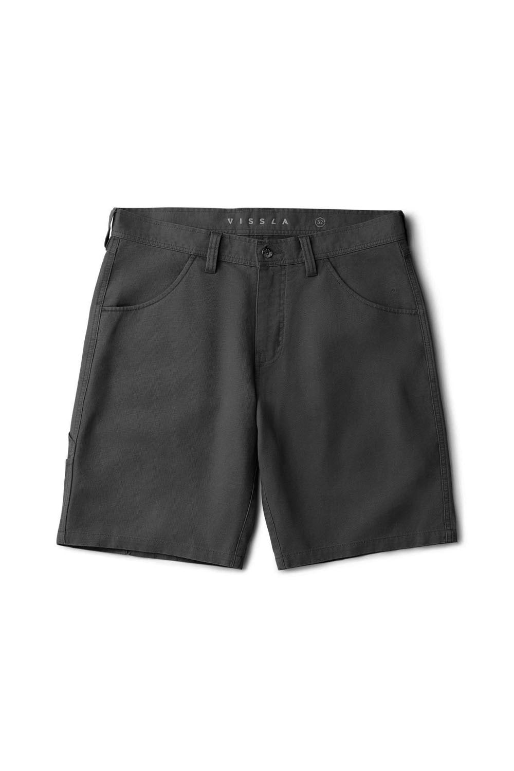 Black shorts on a white background