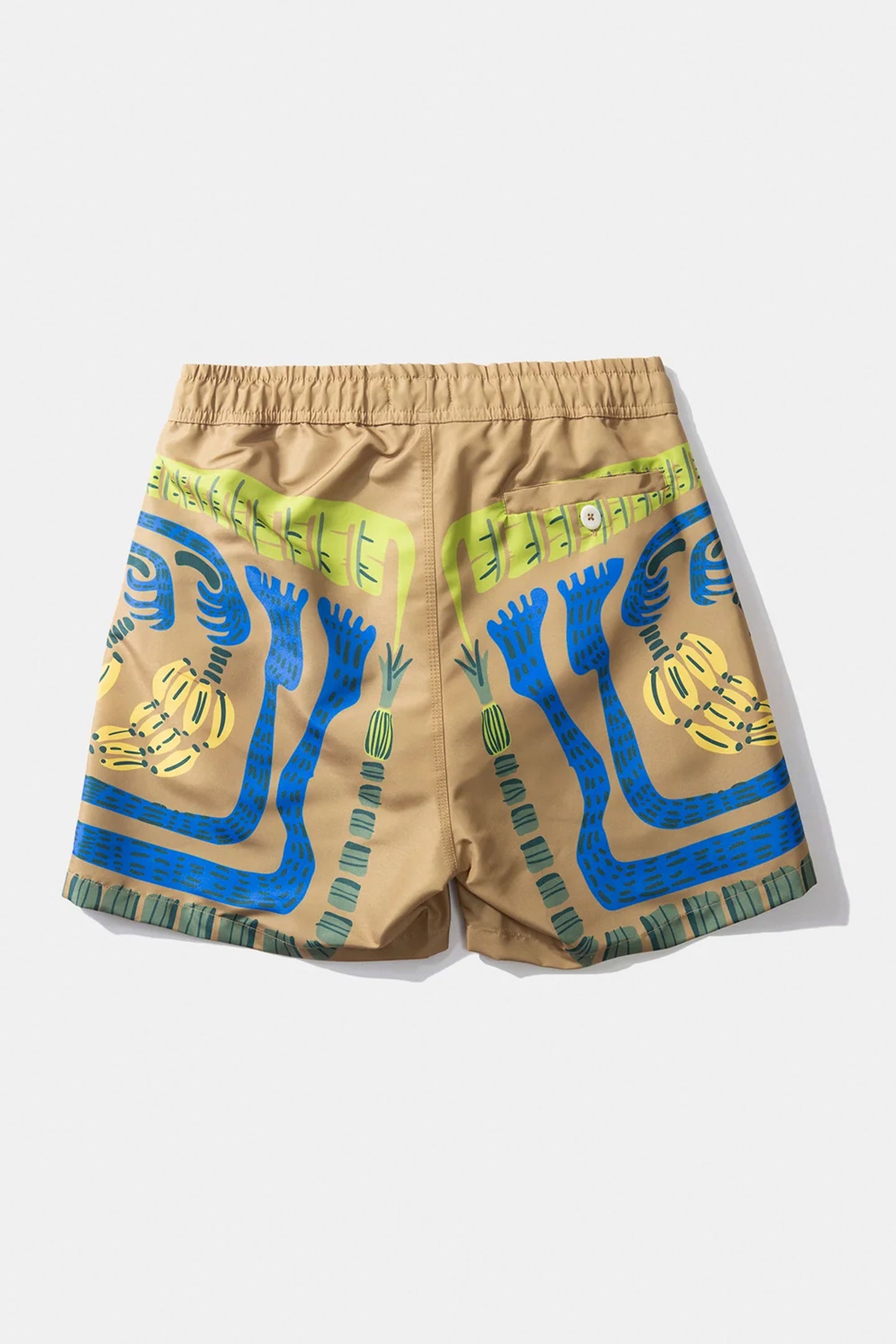 Pukas Surf Shop Man Boardshorts Edmmond Banana Plain Brown