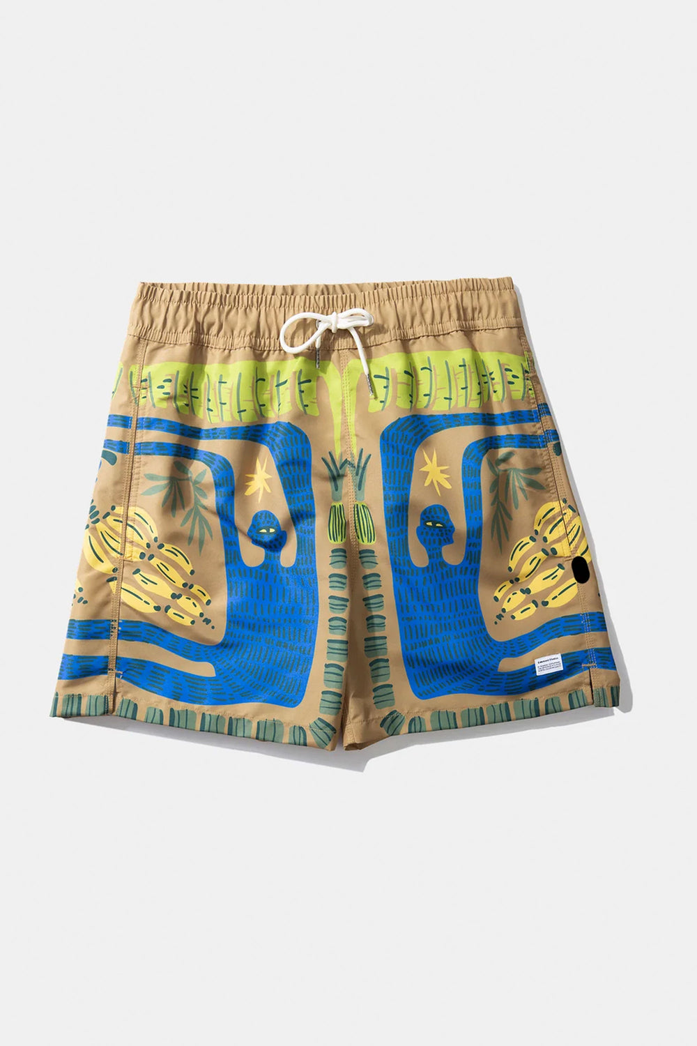 Pukas Surf Shop Man Boardshorts Edmmond Banana Plain Brown