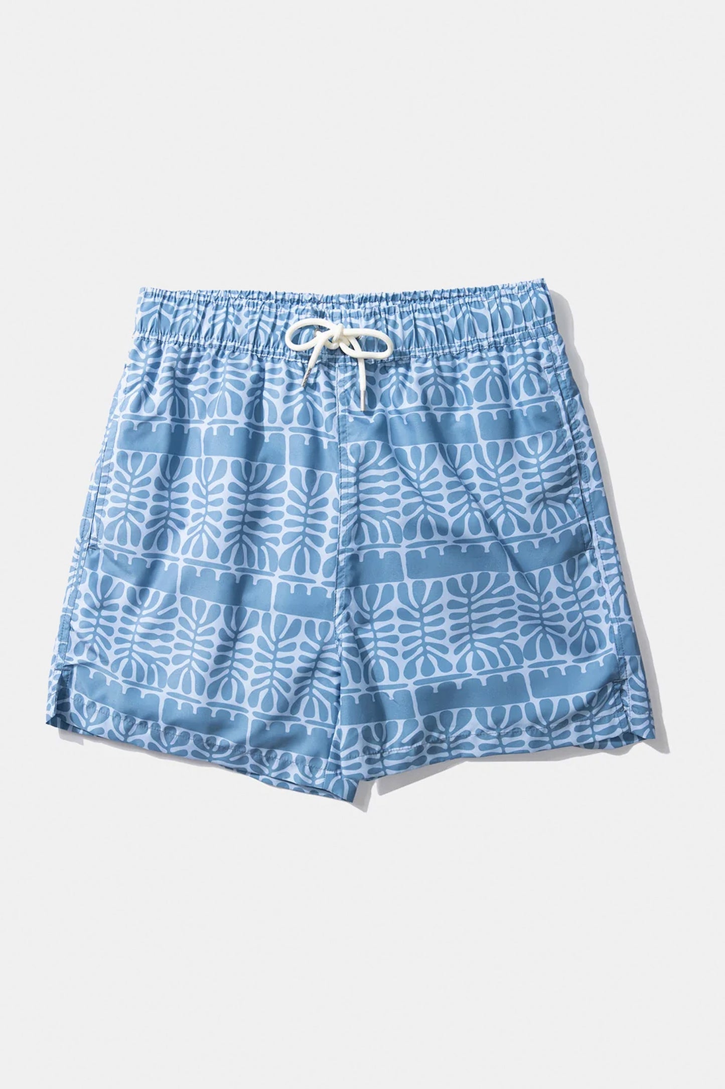 Pukas Surf Shop Man Boardshorts Edmmond Leaves Plain Steel
