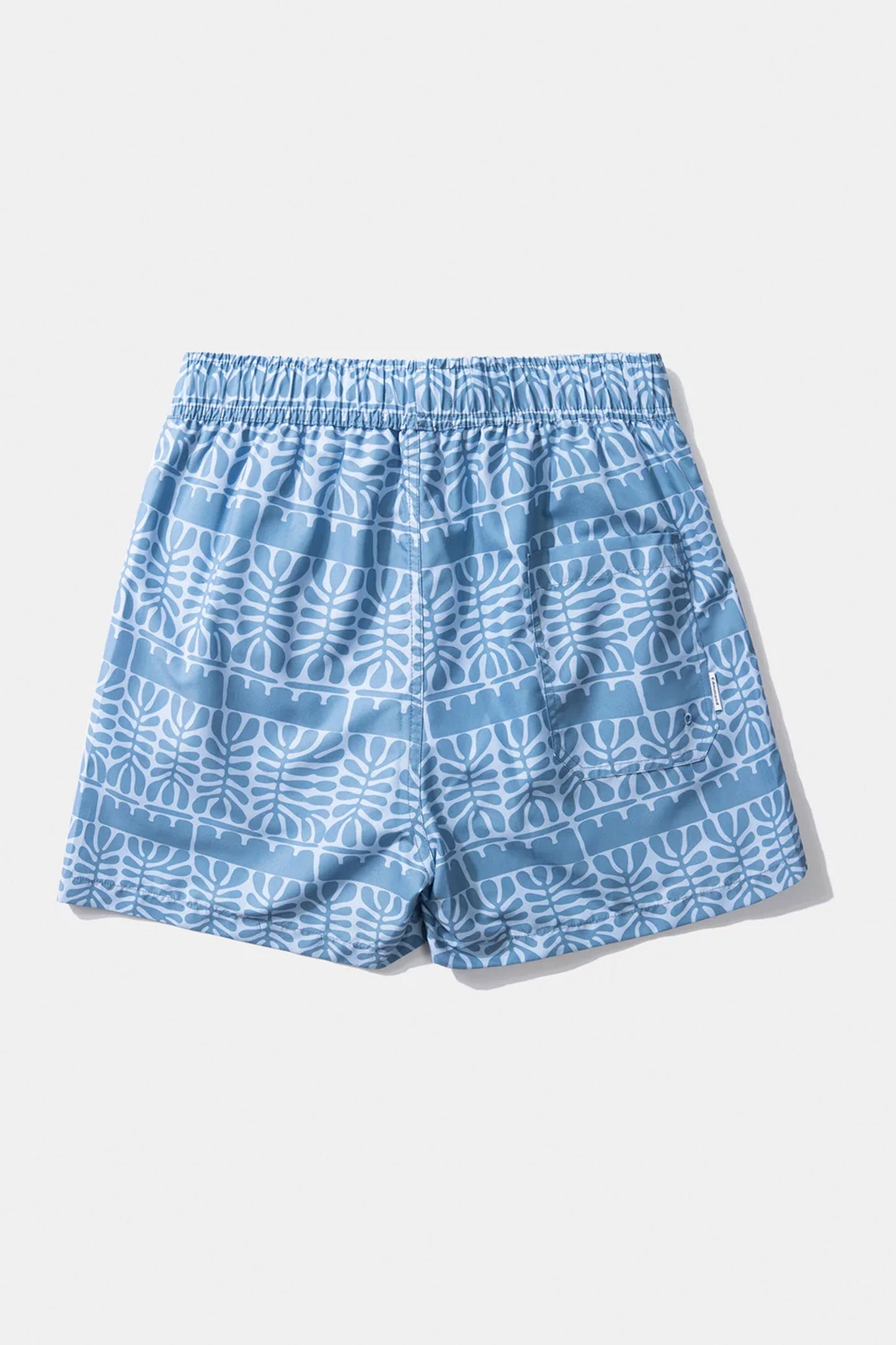 Pukas Surf Shop Man Boardshorts Edmmond Leaves Plain Steel