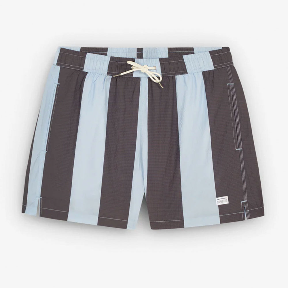 Pukas Surf Shop Man Boardshorts Edmmond Striped Seersucker Blue