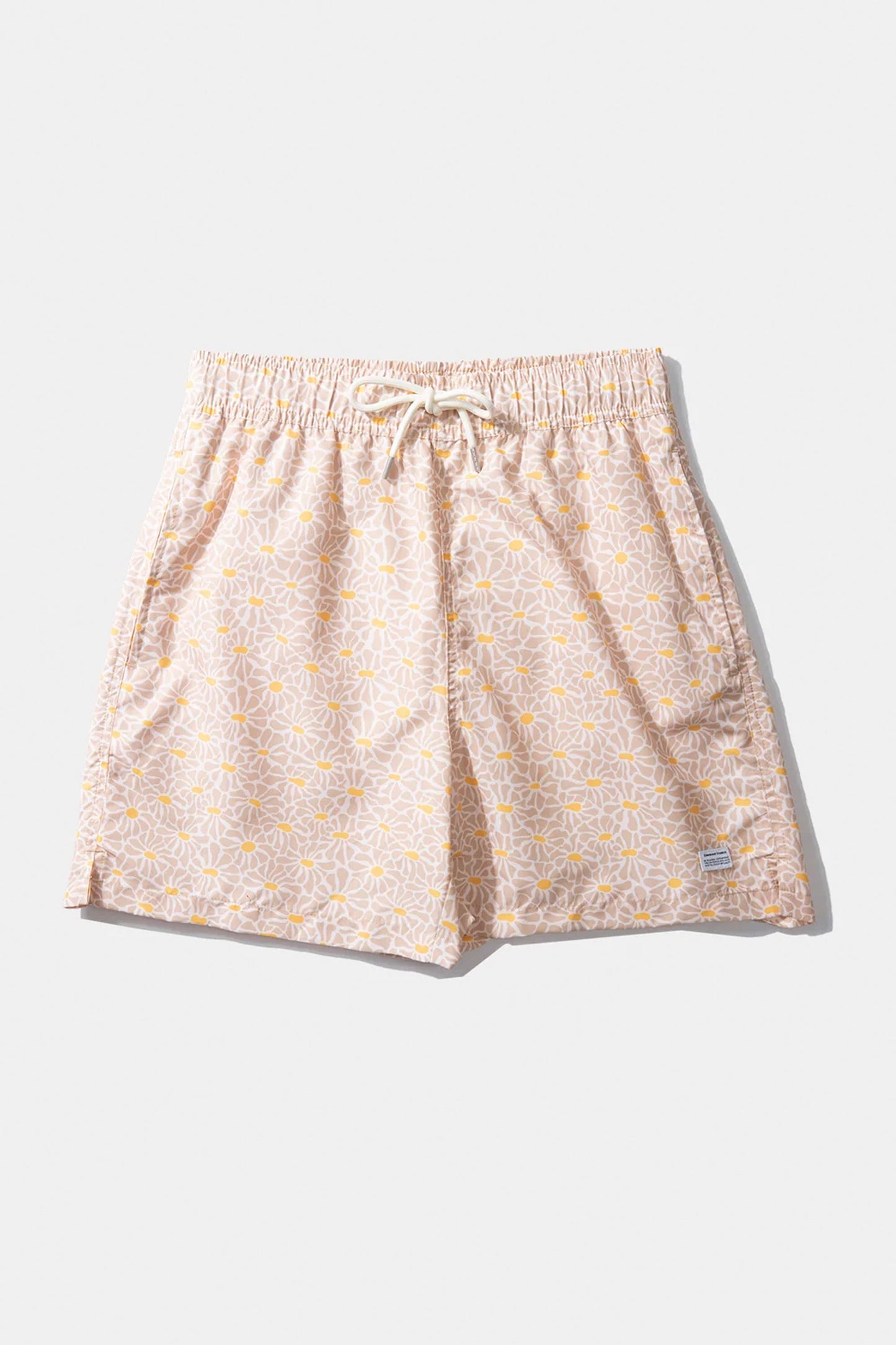 Pukas Surf Shop Man Boardshorts Edmmond Wild Flowers Plain Tan