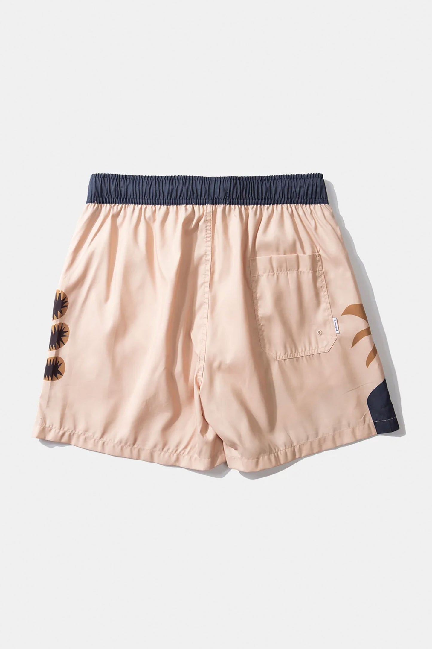 Pukas Surf Shop Man Boardshorts Edmmond Yin Yang Sun Plain Tan