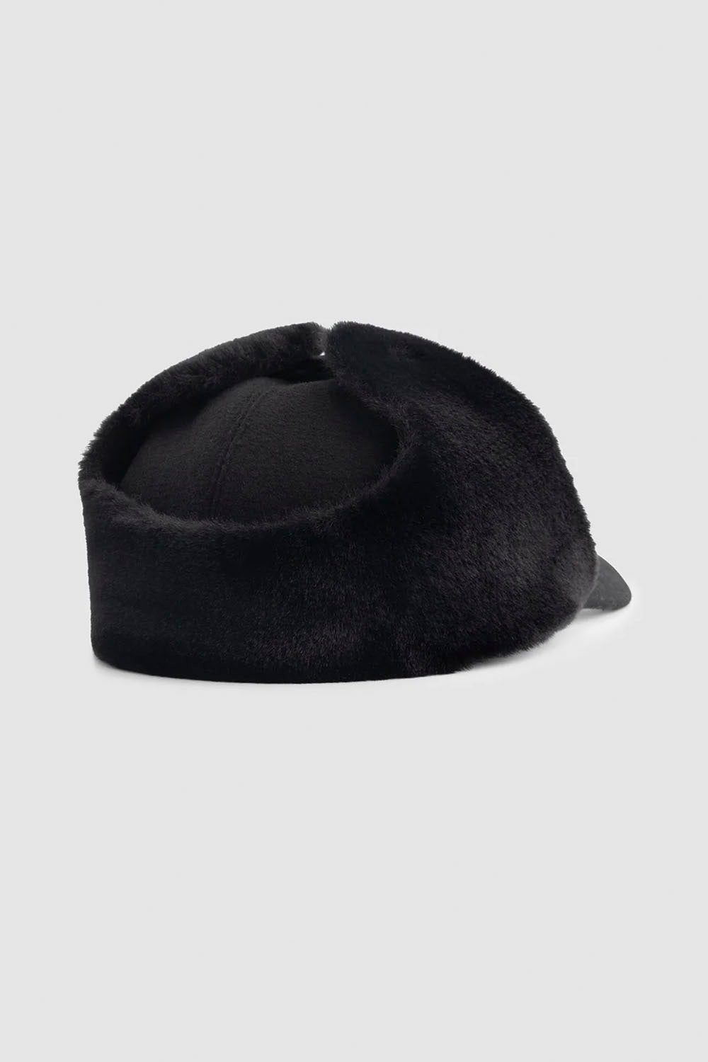 Black cap on a white background
