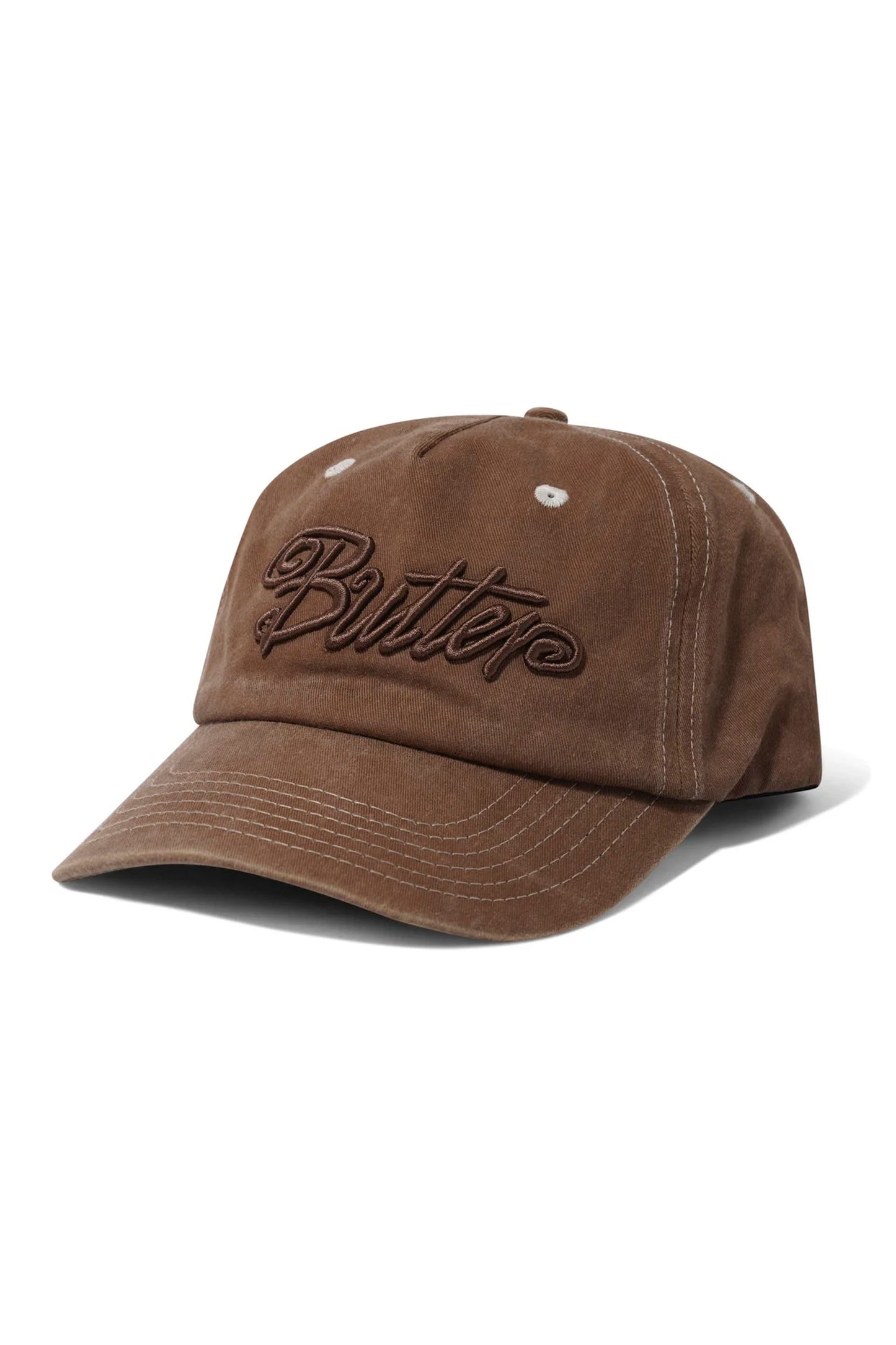 BUTTER JIVE Snapback Cap in Brown - classic design for surf and street style