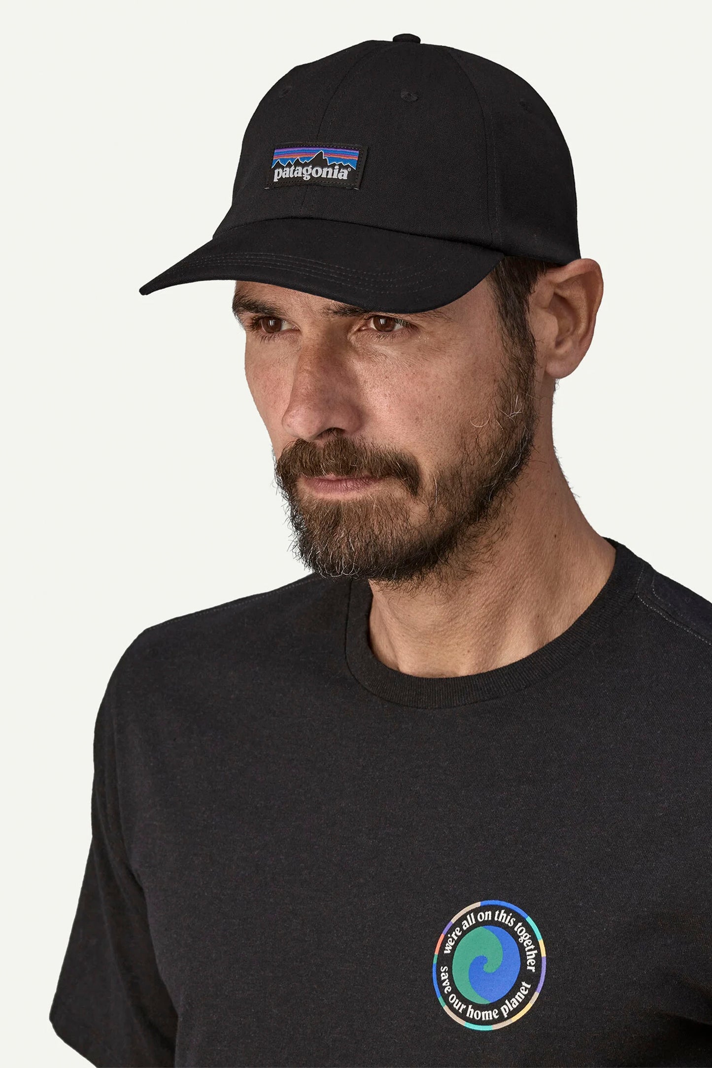 Pukas Surf Shop Patagonia P-6 Label Trad Cap in Black