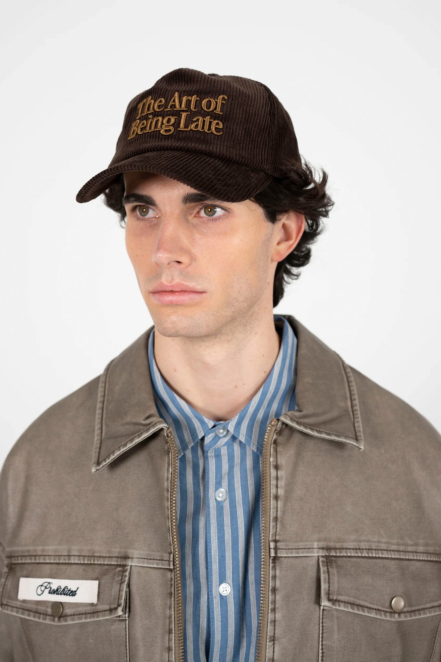 Prohibited Late Club Cap in Brown, one size men's lifestyle cap at Pukas Surf Shop