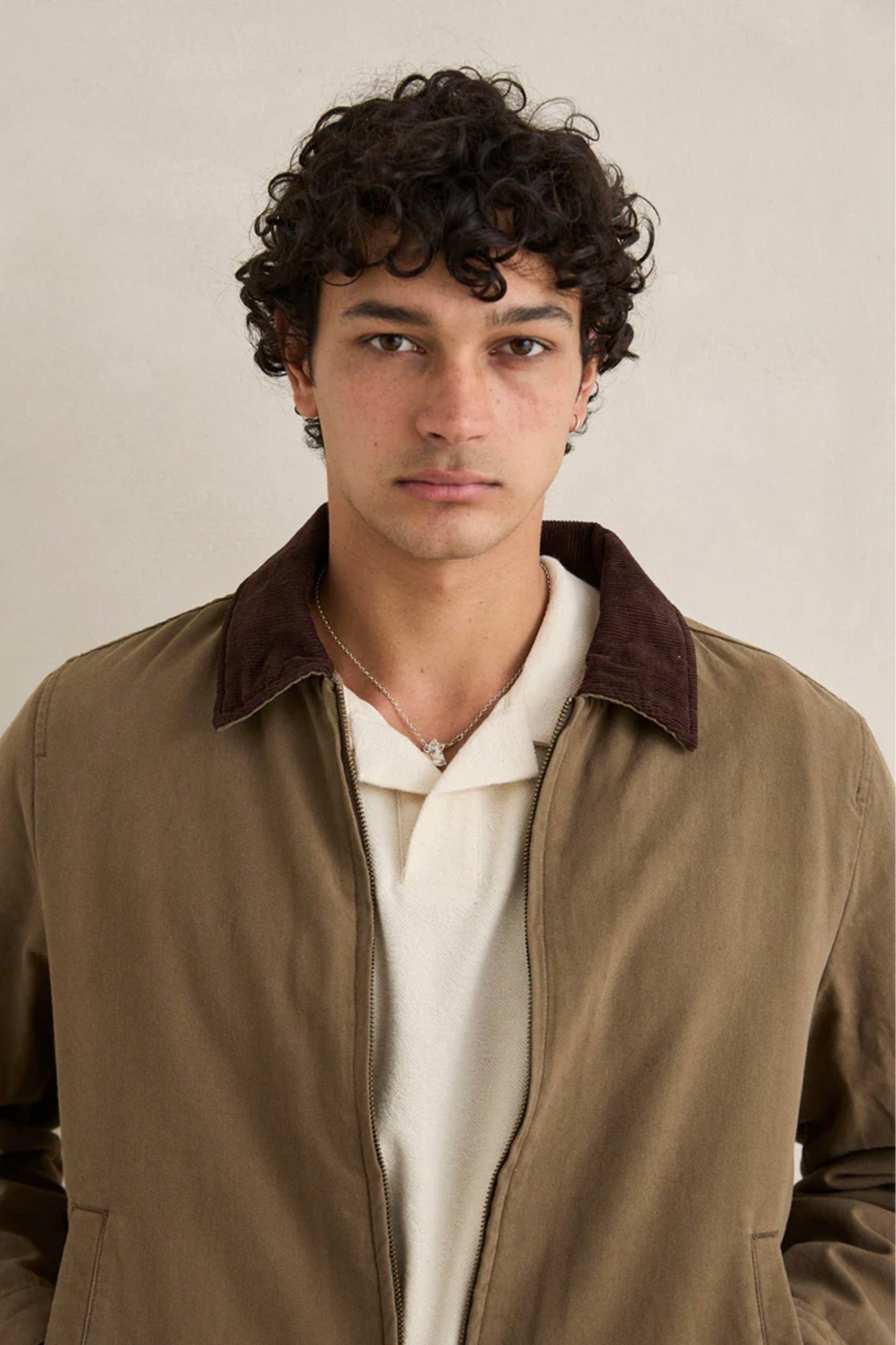 Rhythm James Jacket Oak Sherpa Lined | Shop at PUKAS SURF SHOP
