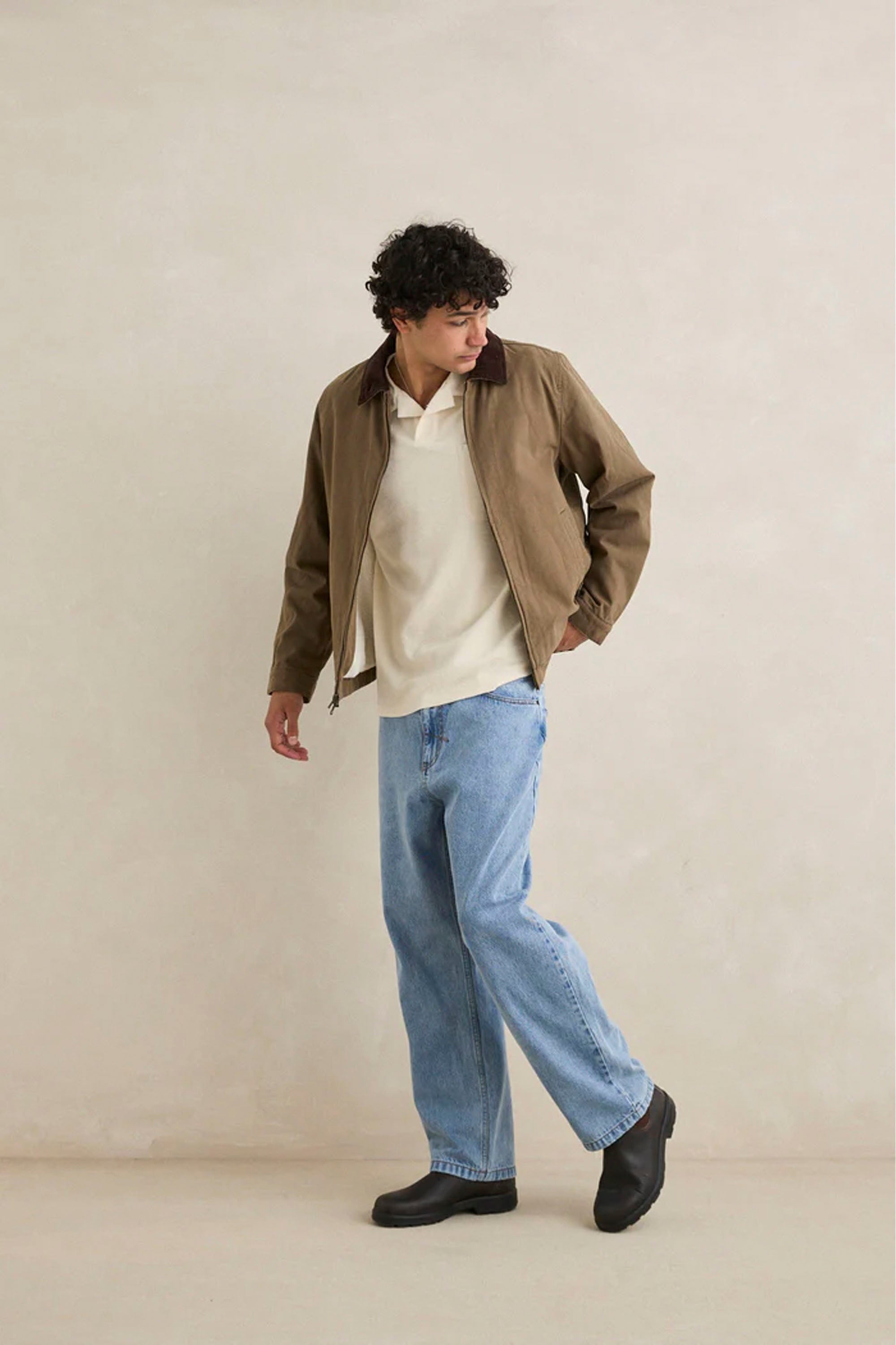 Rhythm James Jacket Oak Sherpa Lined | Shop at PUKAS SURF SHOP