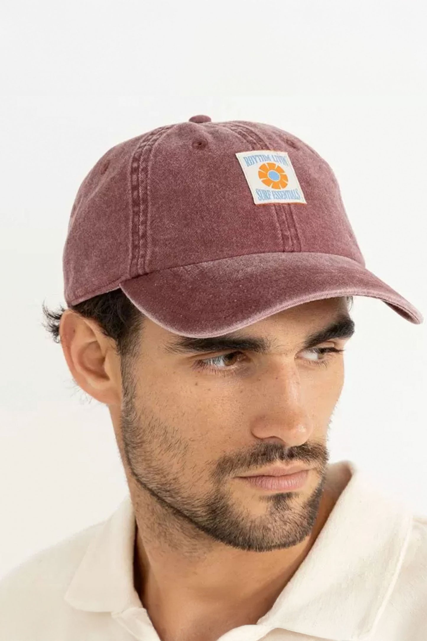 Rhythm Sports Cap burgundy - adjustable back strap with slider 