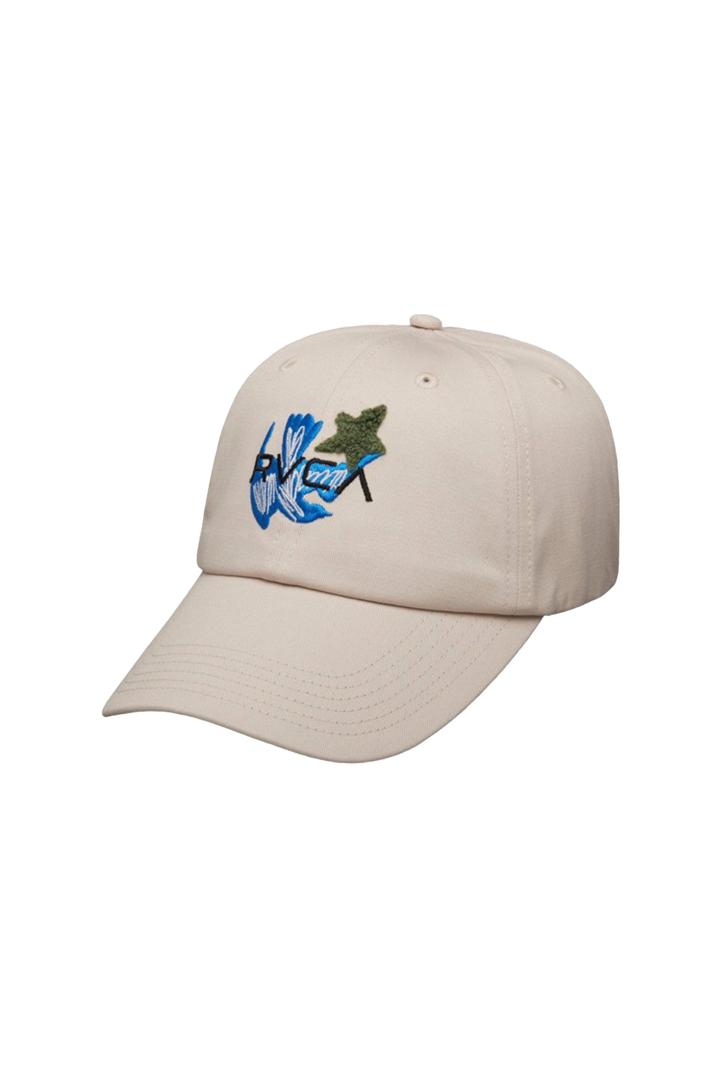 RVCA AF Bird Logo Cap in SEZ0 – sage green embroidered cap, new arrival at Pukas Surf Shop